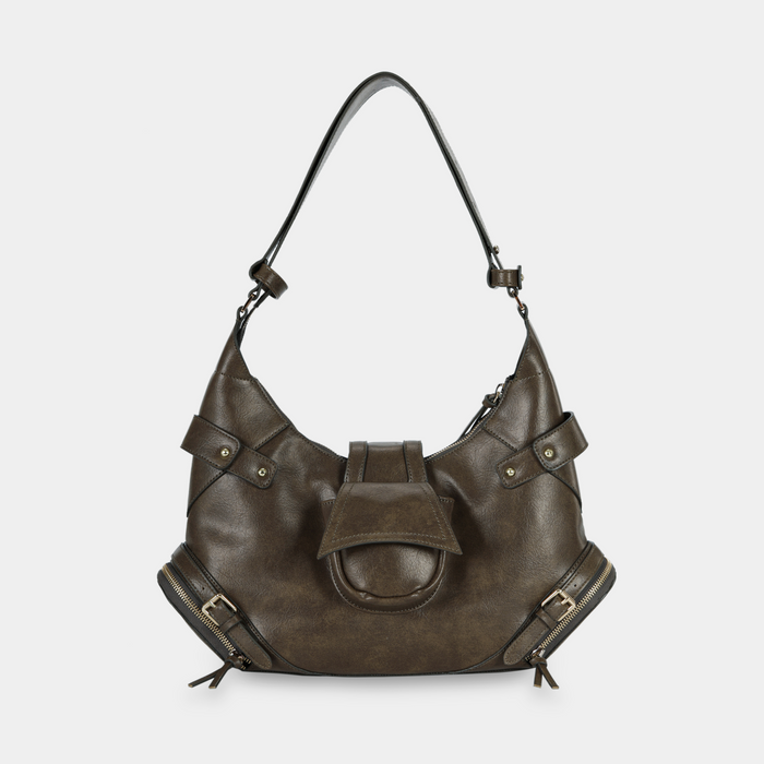 Bag 2-FACE (M) — Dark Beige
