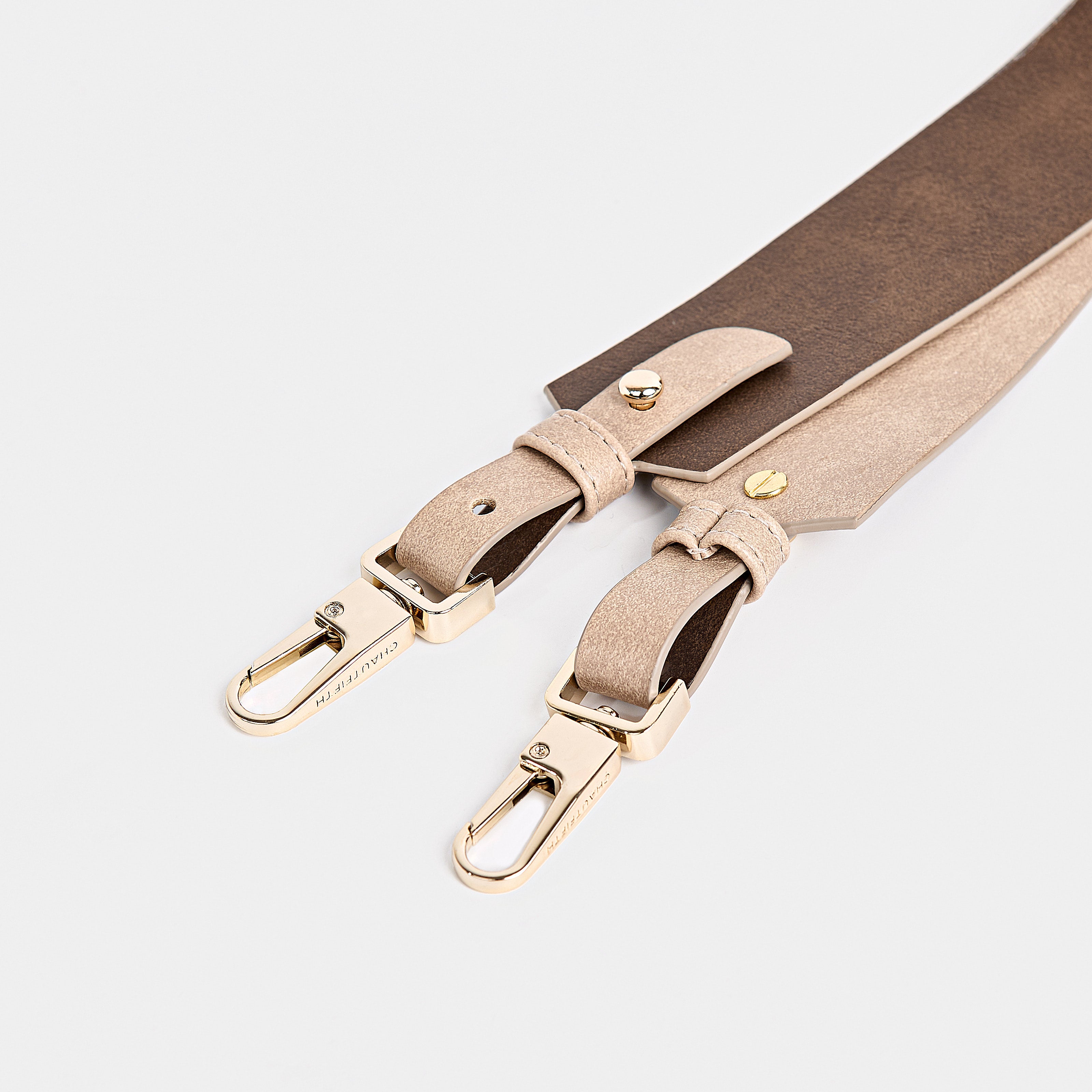 Strap 4CM WIDE BAG Dark Beige x Light Cacao
