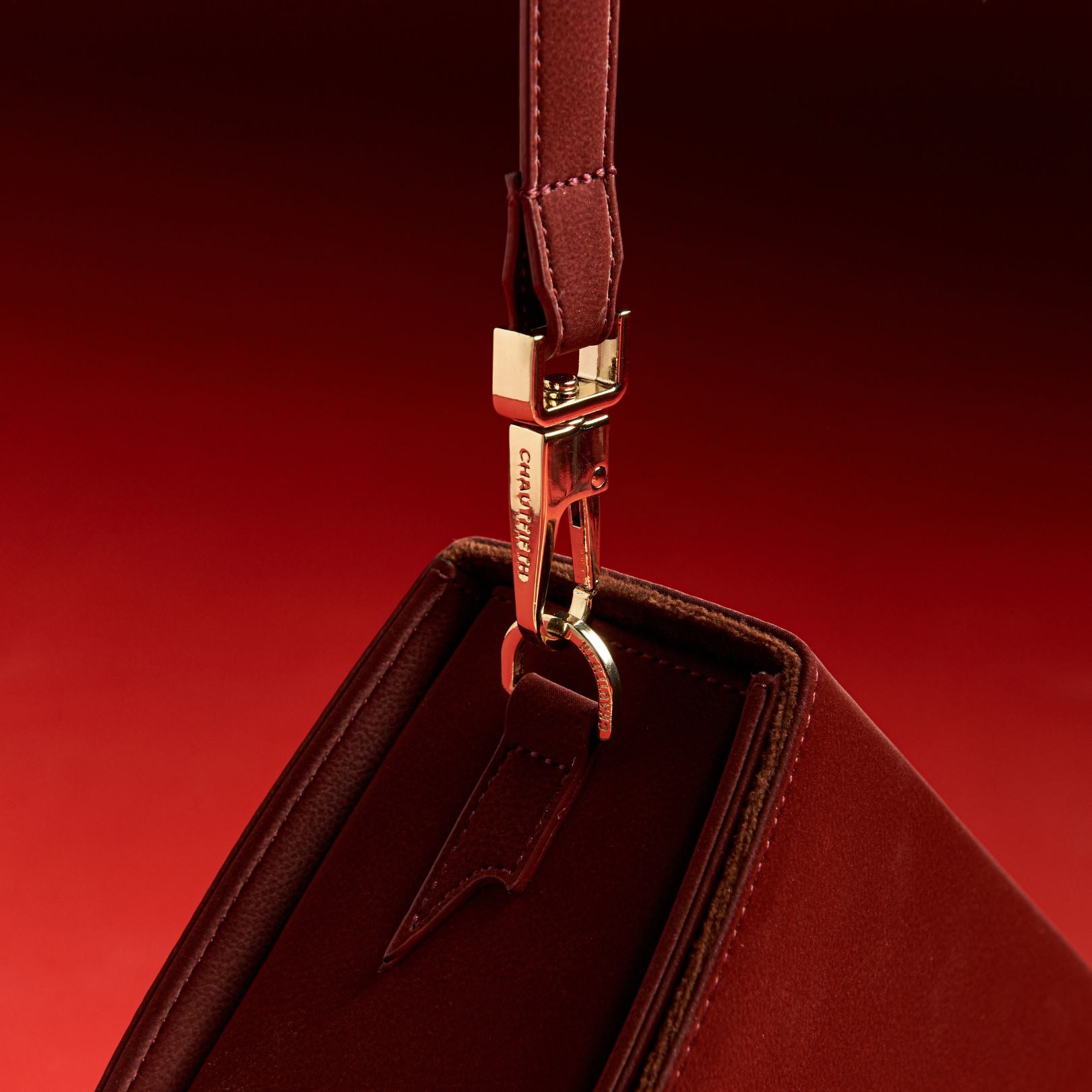 [GET 1 FREE CHARM] Bag KAMELEON in Velvet Dark Red