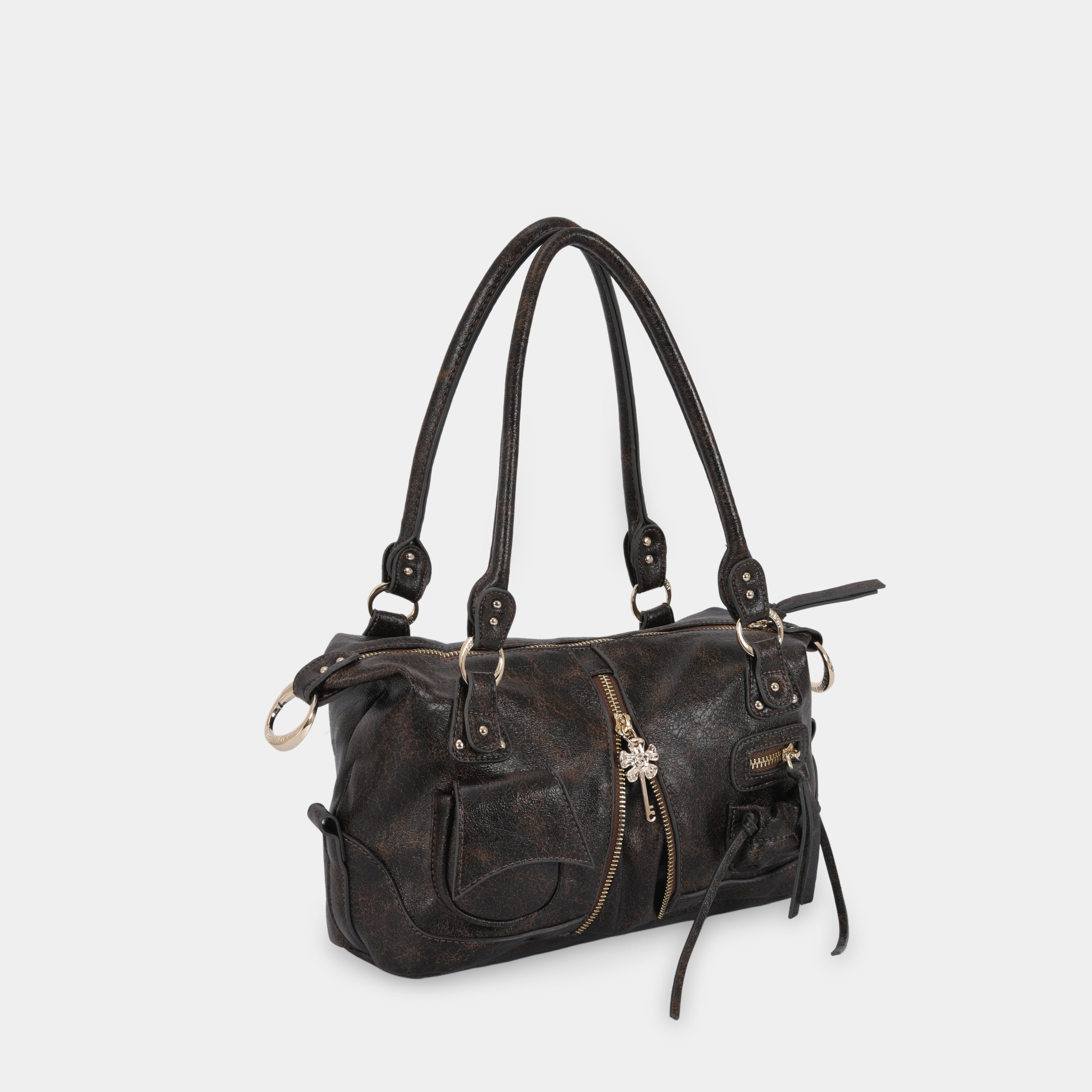 [EXCLUSIVE LAUNCH OFFER] Bag Y2K POCKET Speckled Brown-Black (M)