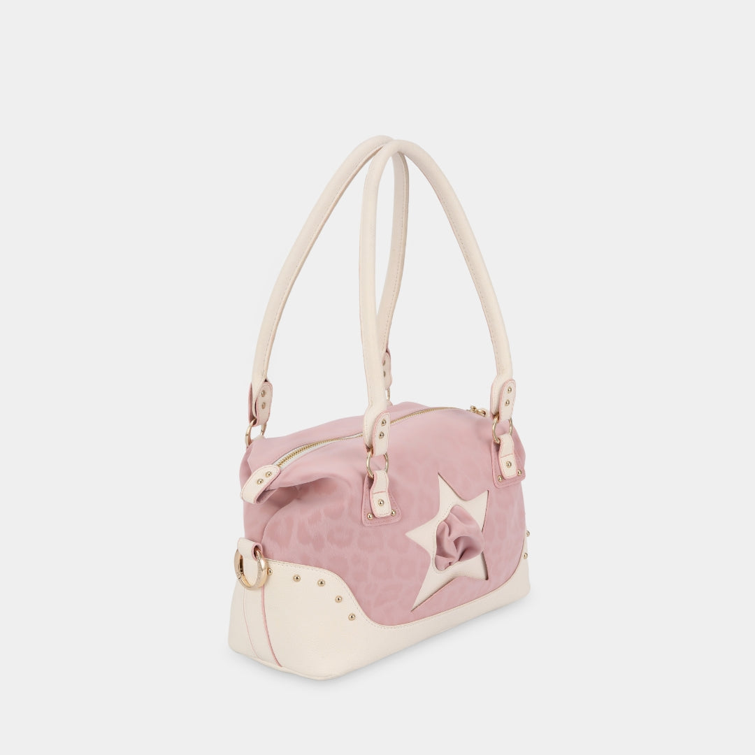Bag Y2K STAR Pink Leopard x White Grain 