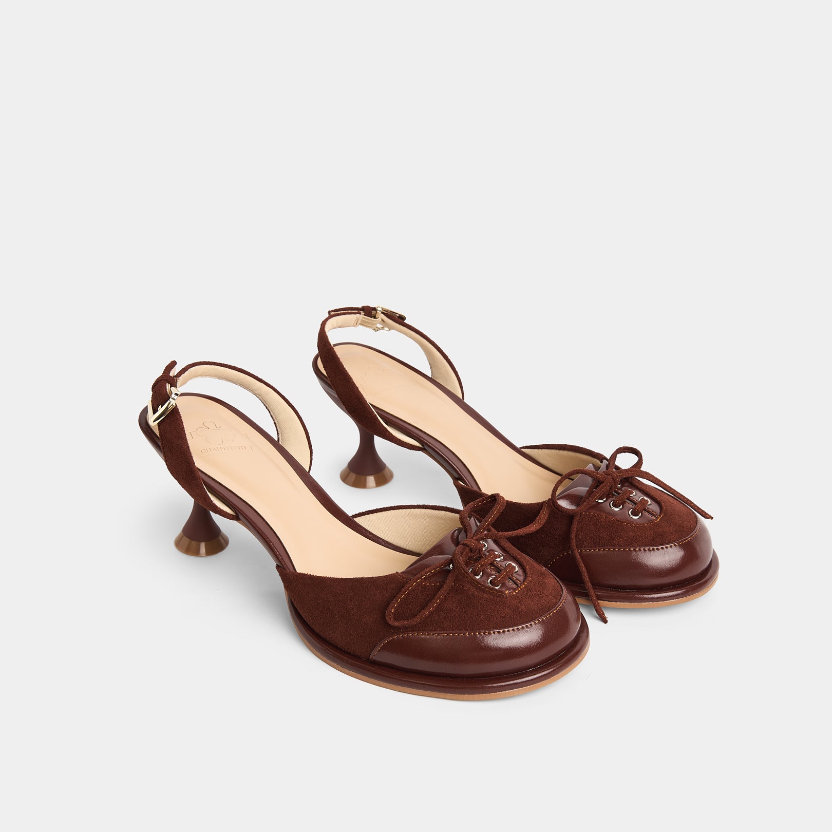 Giày BUBBLE 70 SLINGBACK PUMPS màu Nâu