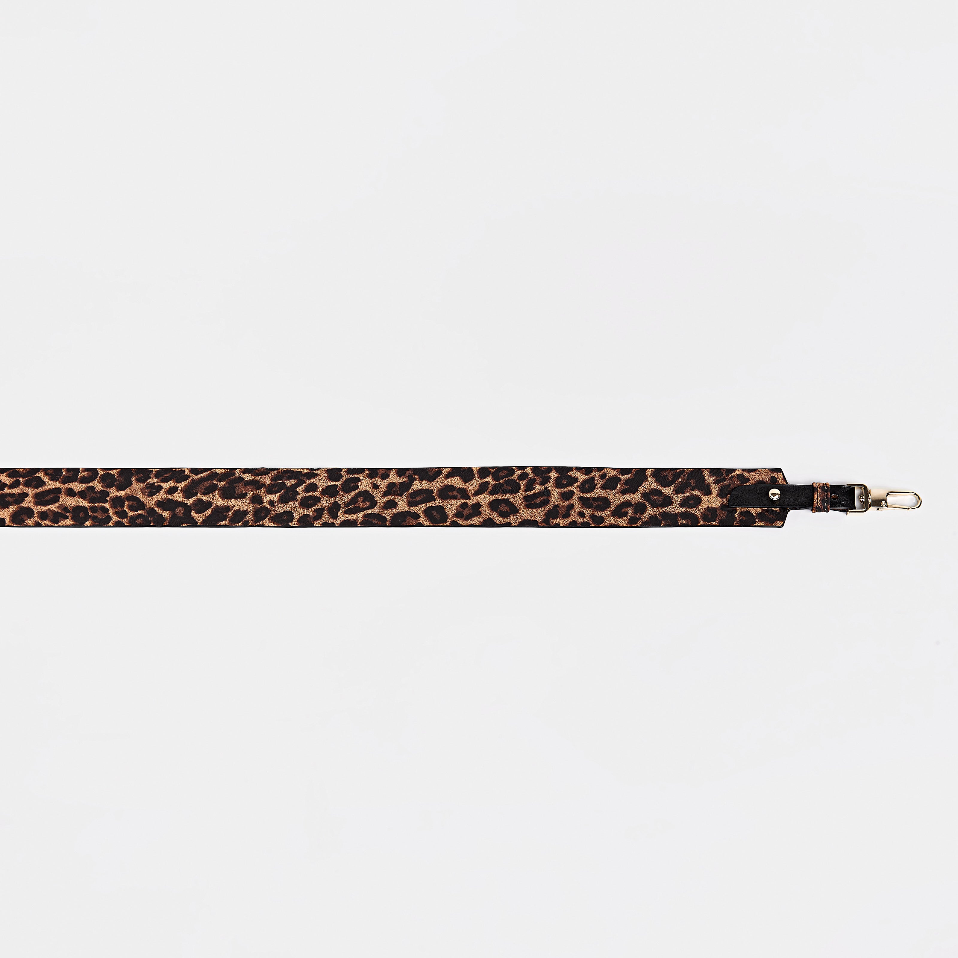 Strap 4CM WIDE BAG Leopard x Black