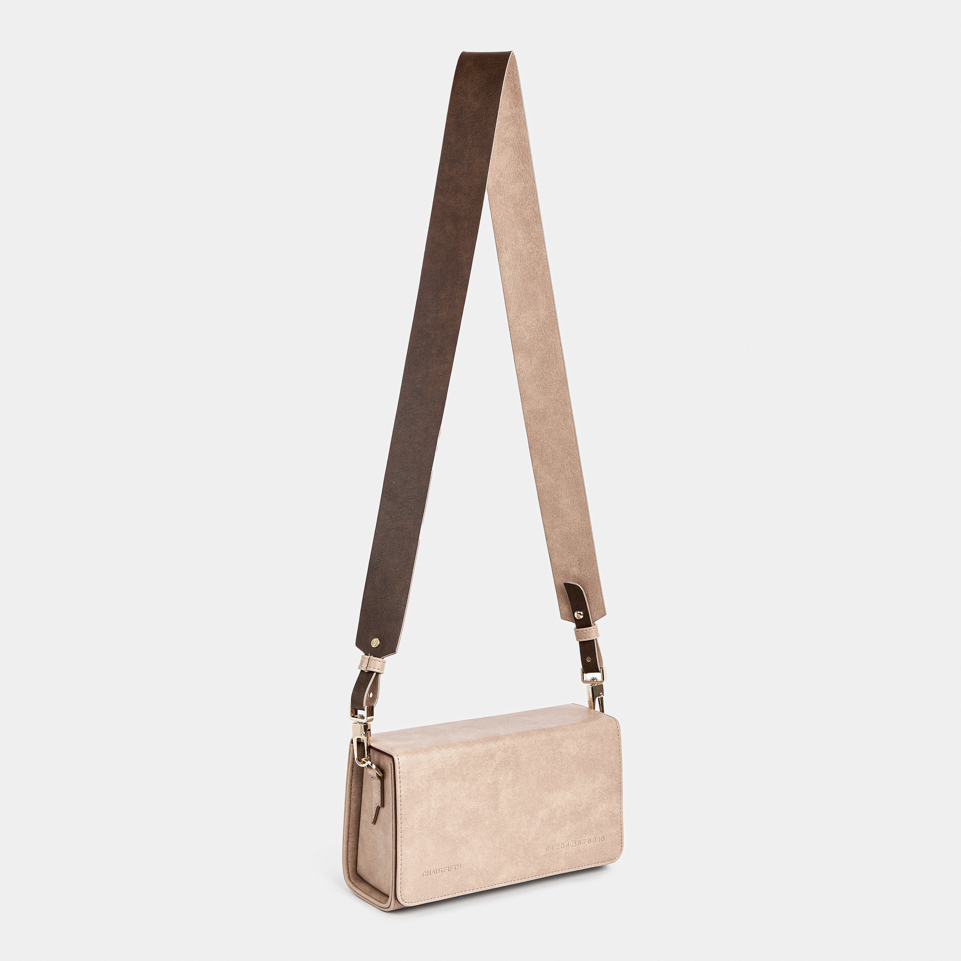 Strap 4CM WIDE BAG Dark Beige x Light Cacao