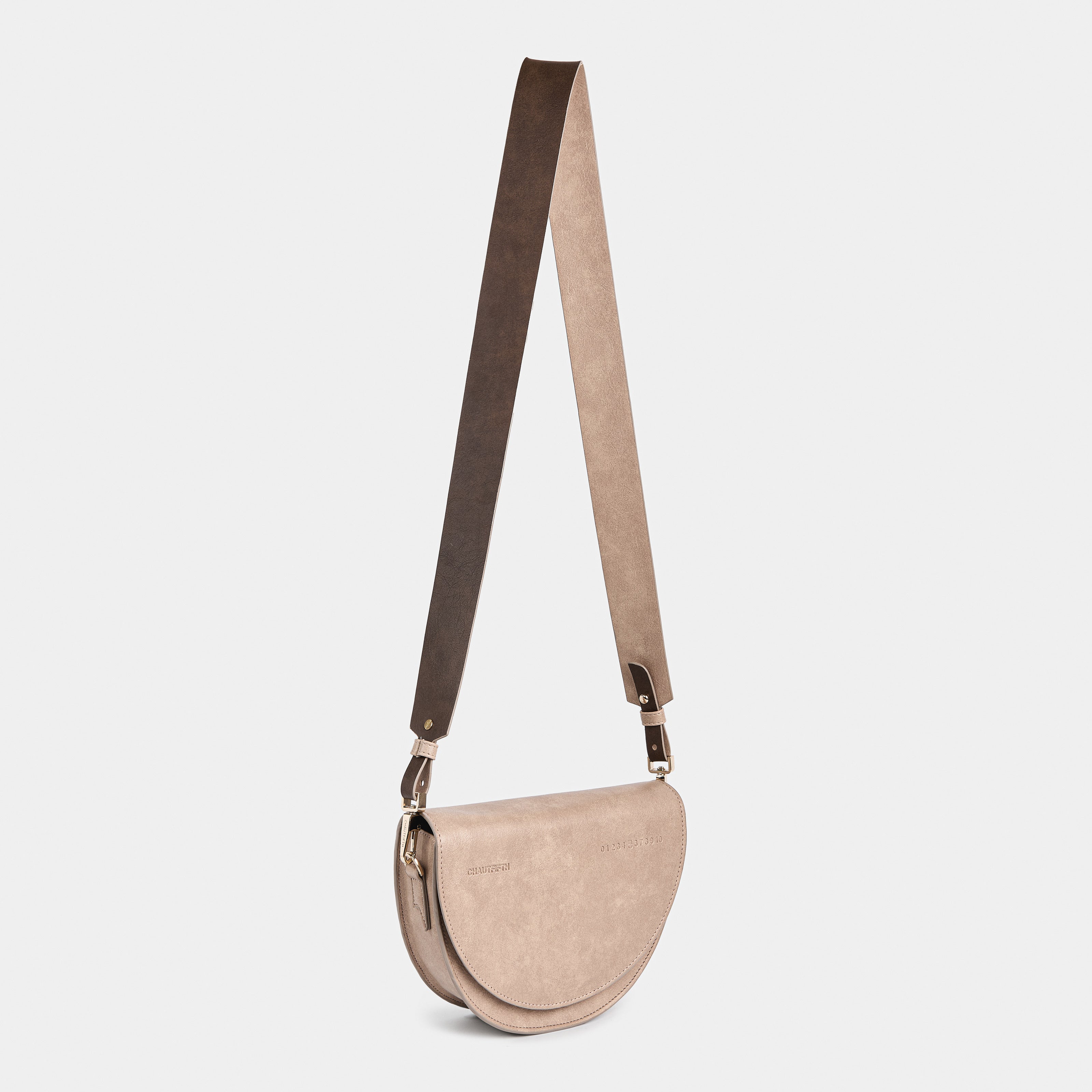 Strap 4CM WIDE BAG Dark Beige x Light Cacao