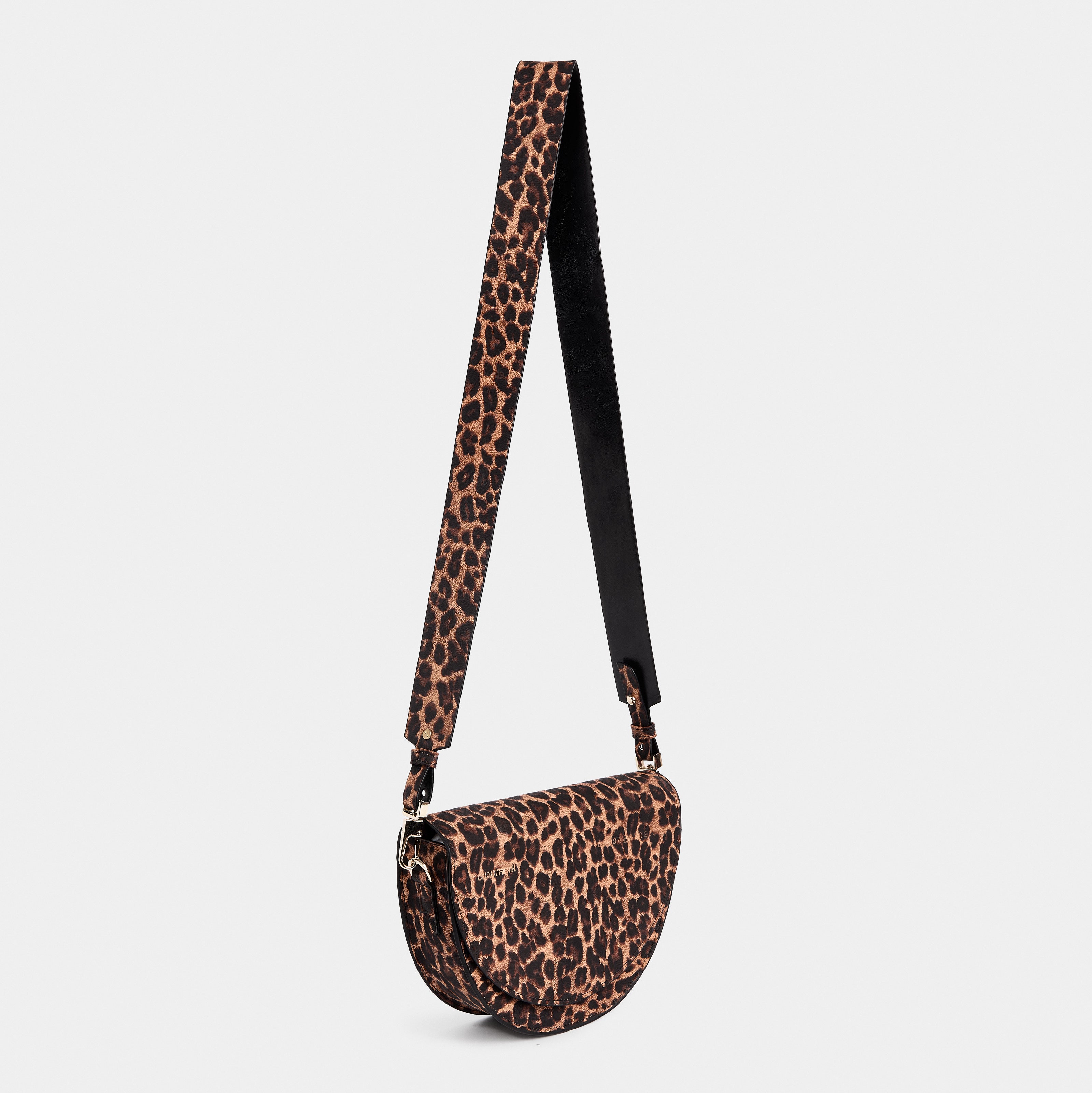 Strap 4CM WIDE BAG Leopard x Black