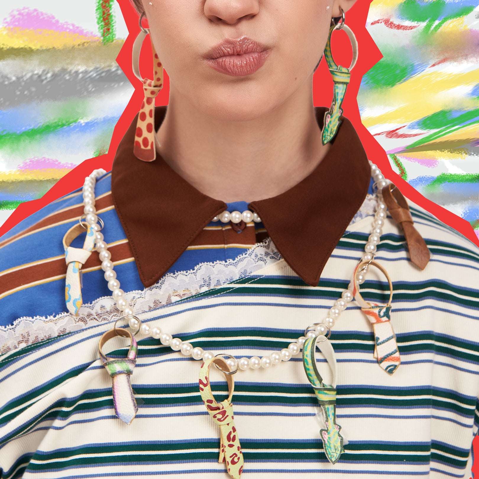 Túi xách C5-Pocket size nhỏ (S) Cà vạt màu Beige cát