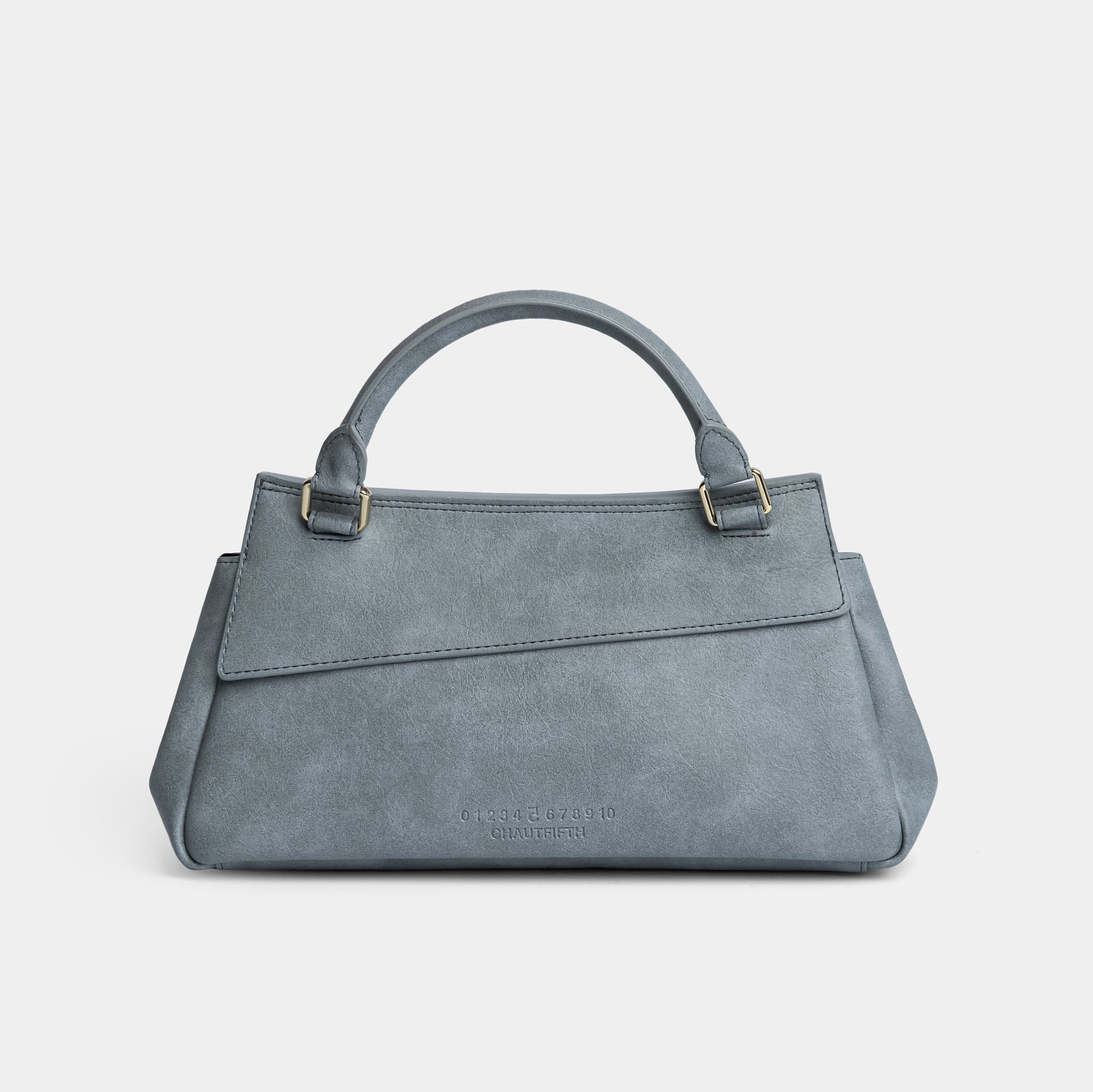 Bag Fifth Clutchie in Cement Blue