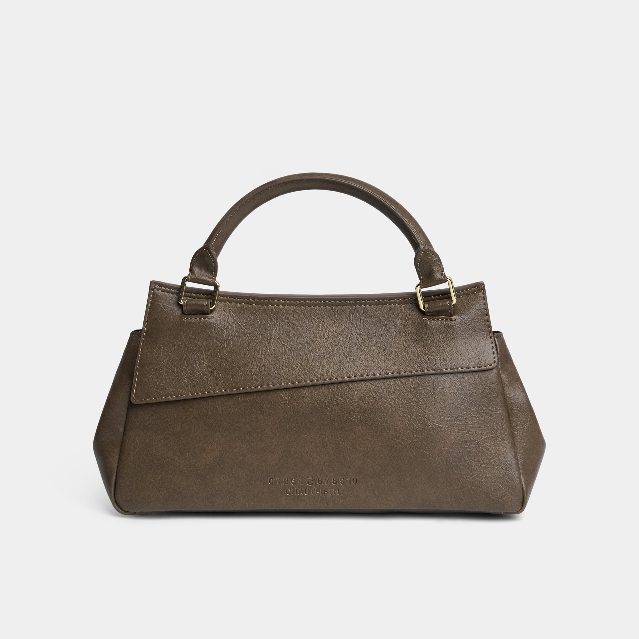 Bag Fifth Clutchie in Dark Beige