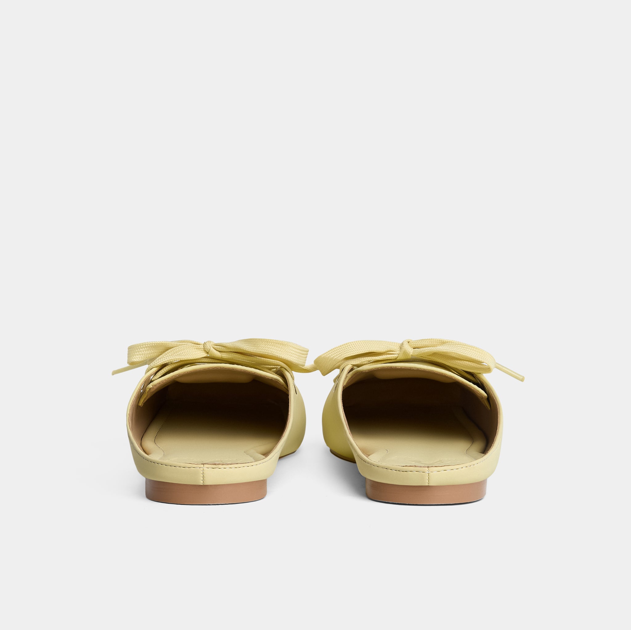 Giày middle ballet flat mules màu Đen