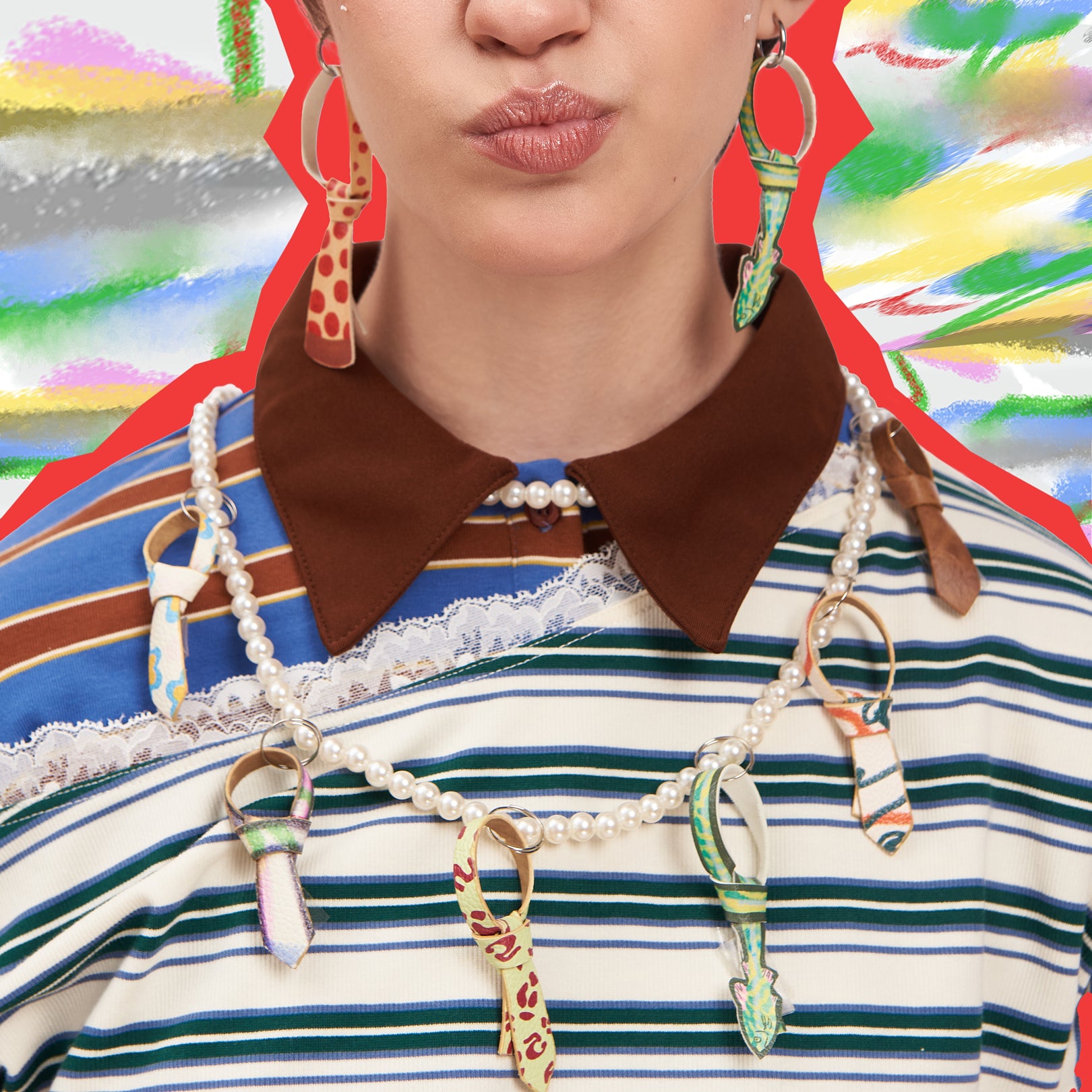 Bag Mini C2-Pocket Hobo Tie Sand Beige