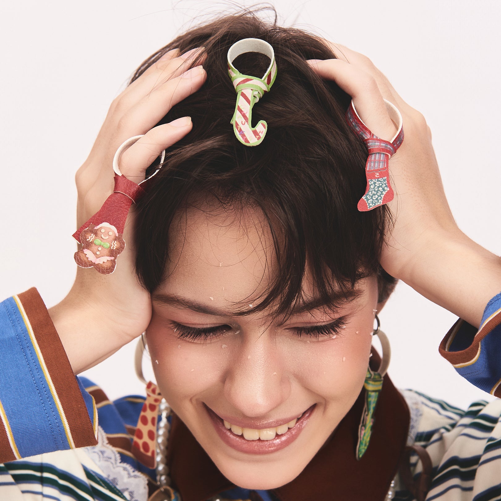 Bag Mini C2-Pocket Hobo Tie Sand Beige