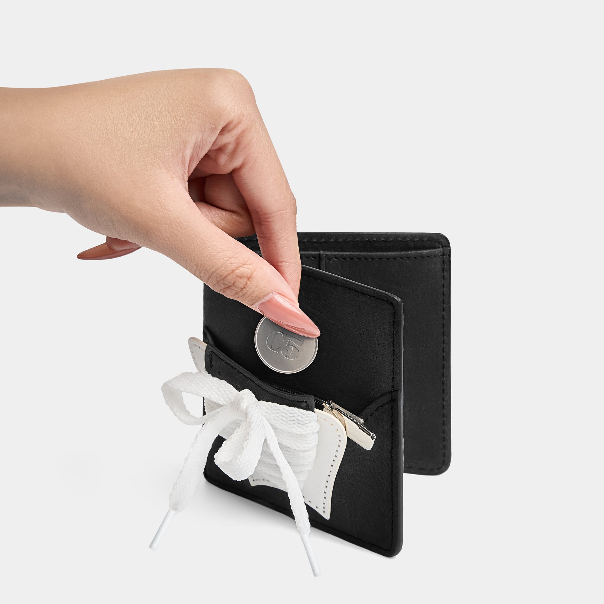 Wallet Sportie in Black x white
