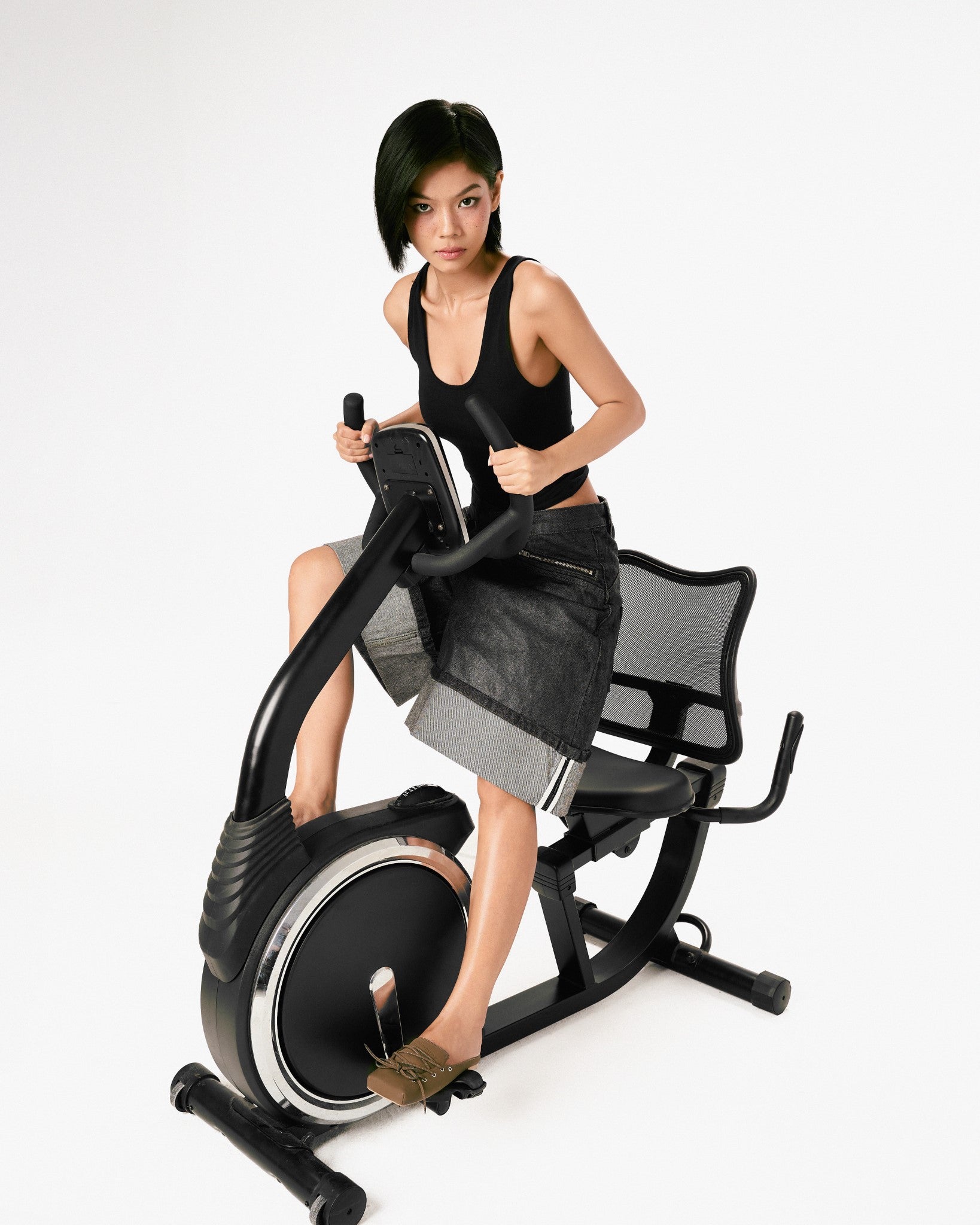 Shoes Middle ballet flat mules in Chocolate Brown 