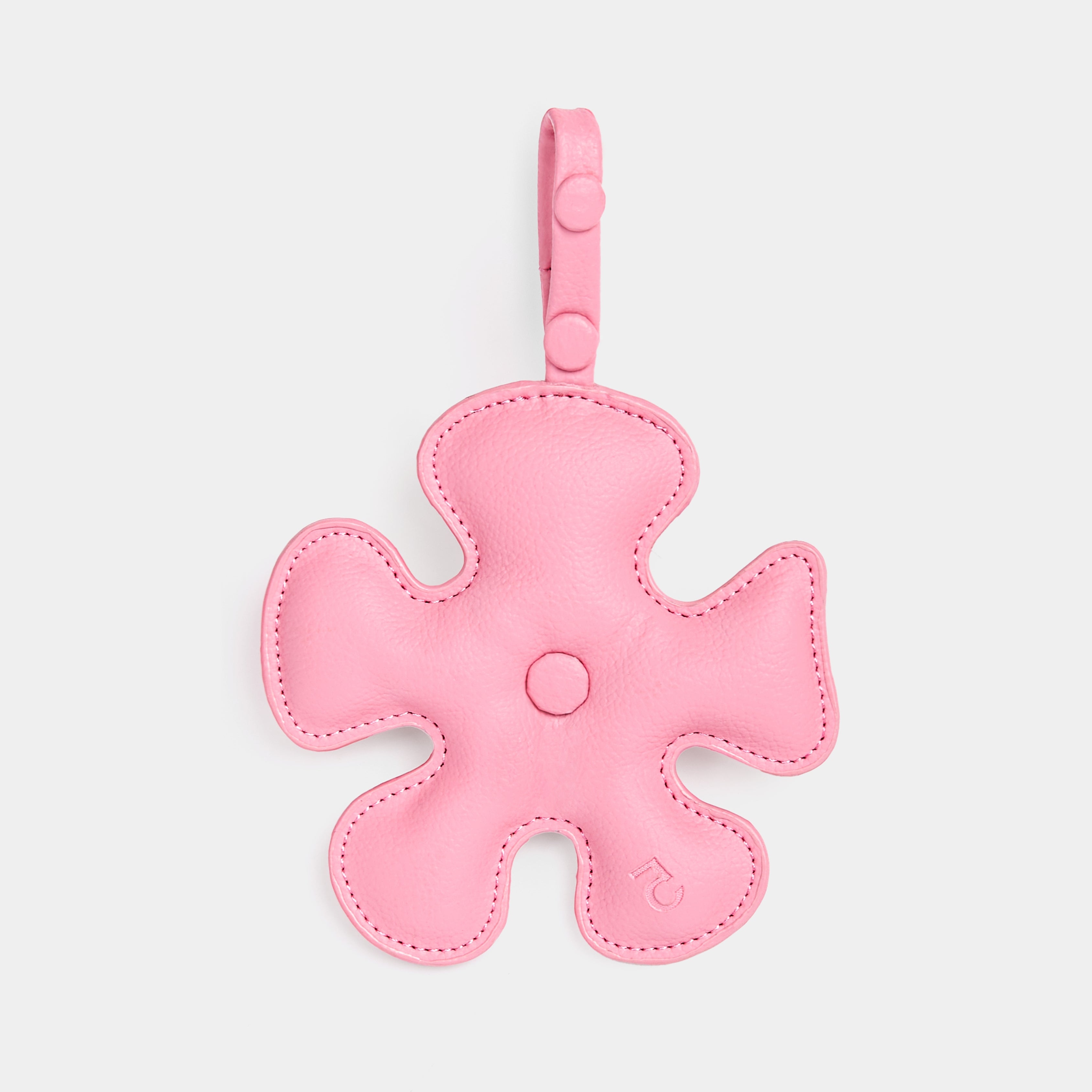Accessory Fan Flower Charm in Pink Pastel