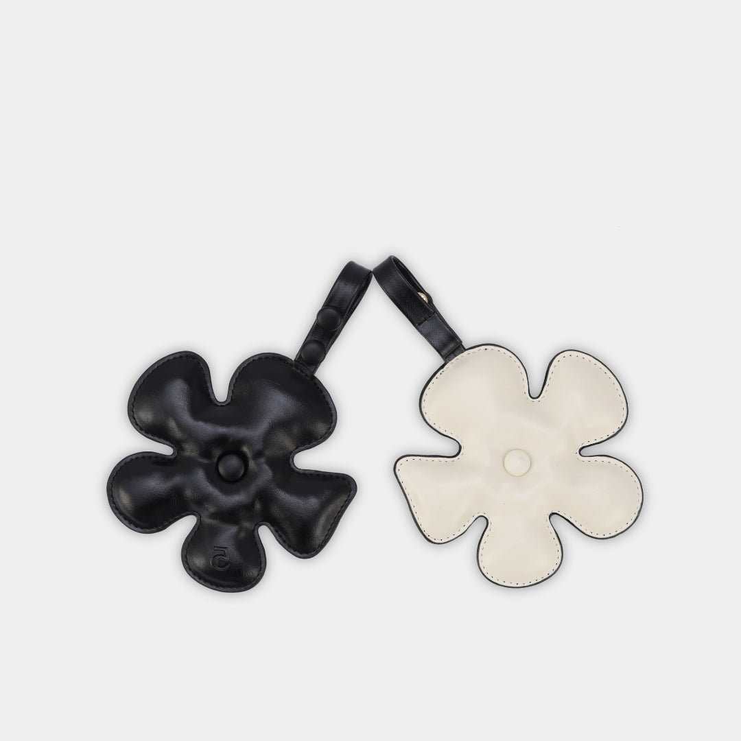 Phụ kiện Hoa cánh quạt size nhỏ (S) màu Trắng x đen