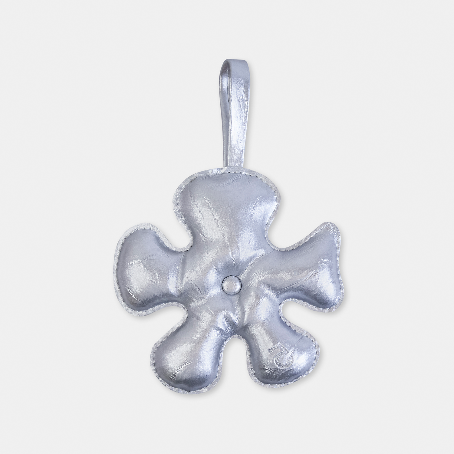 Accessories Fan Flower Charm Silver Color in Small (S) Size