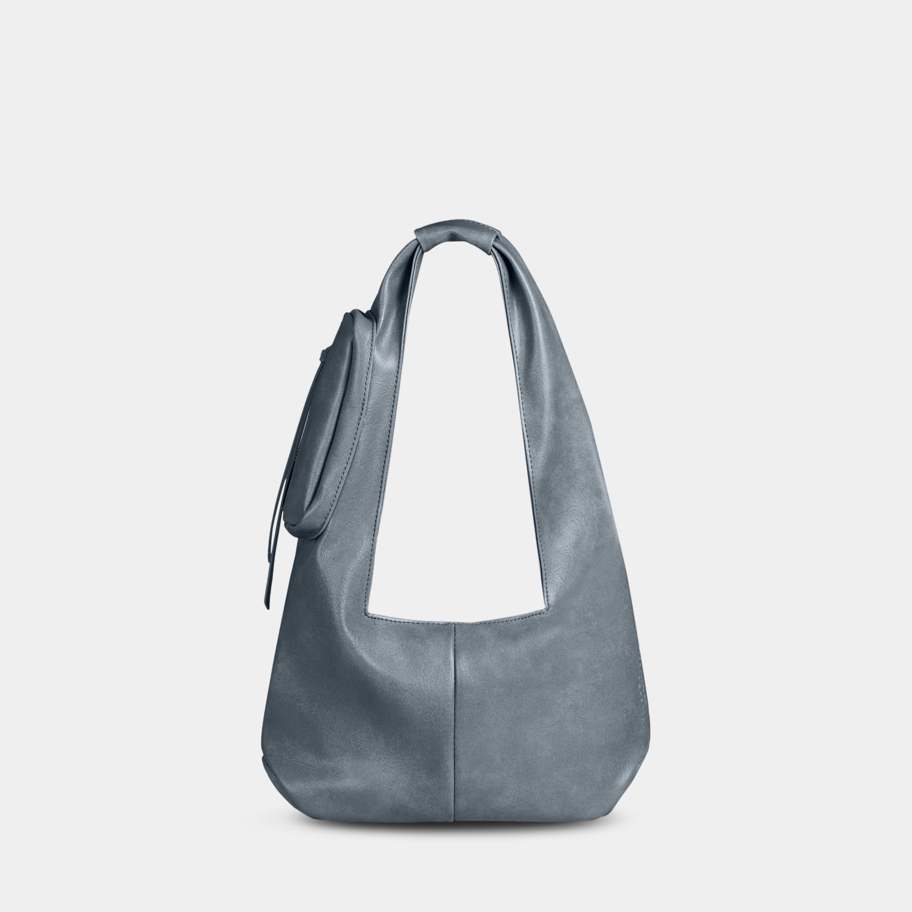Bag C2-Pocket Hobo Medium size (M) in Cement Blue