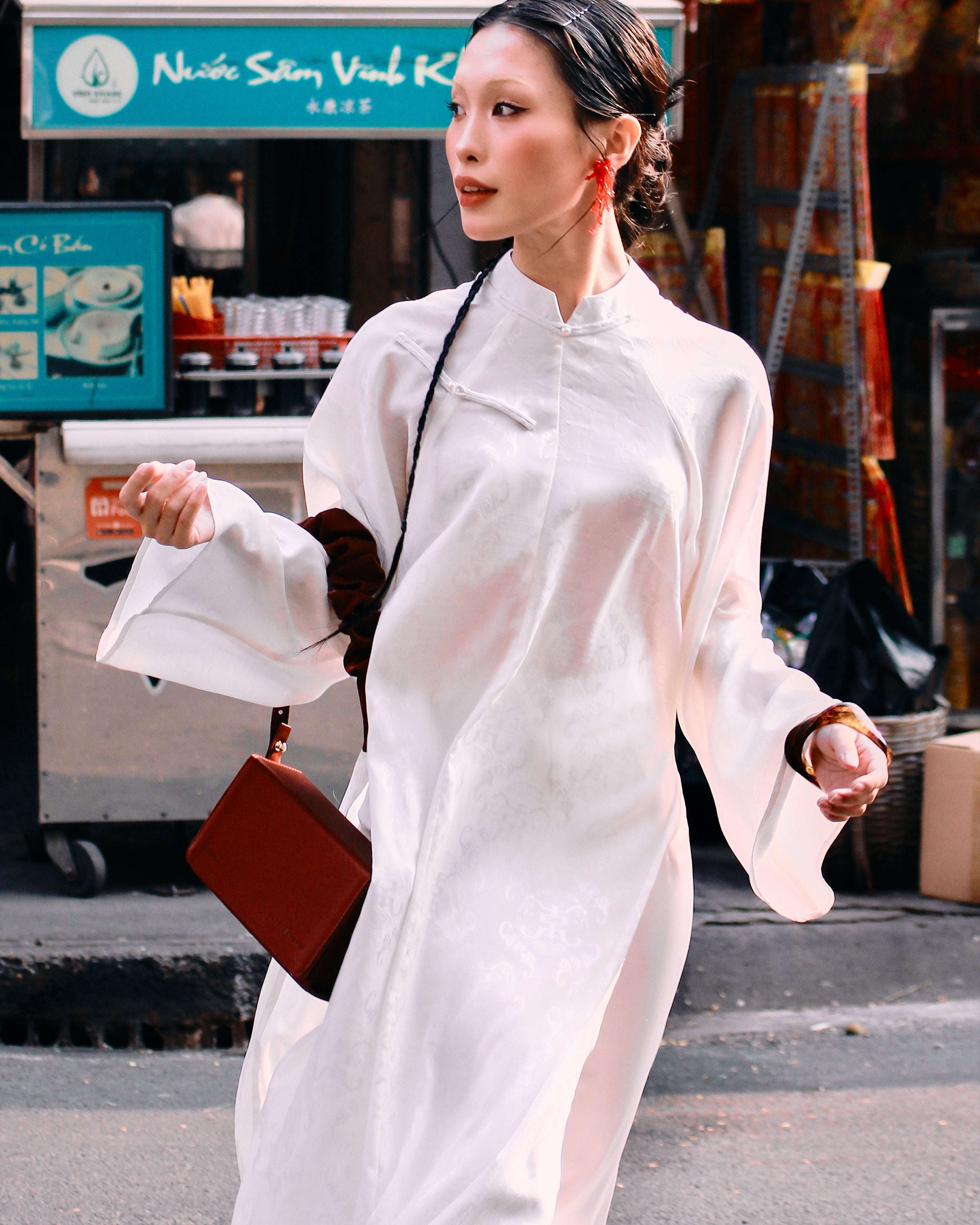 Túi xách KAMELEON màu Đỏ Nhung