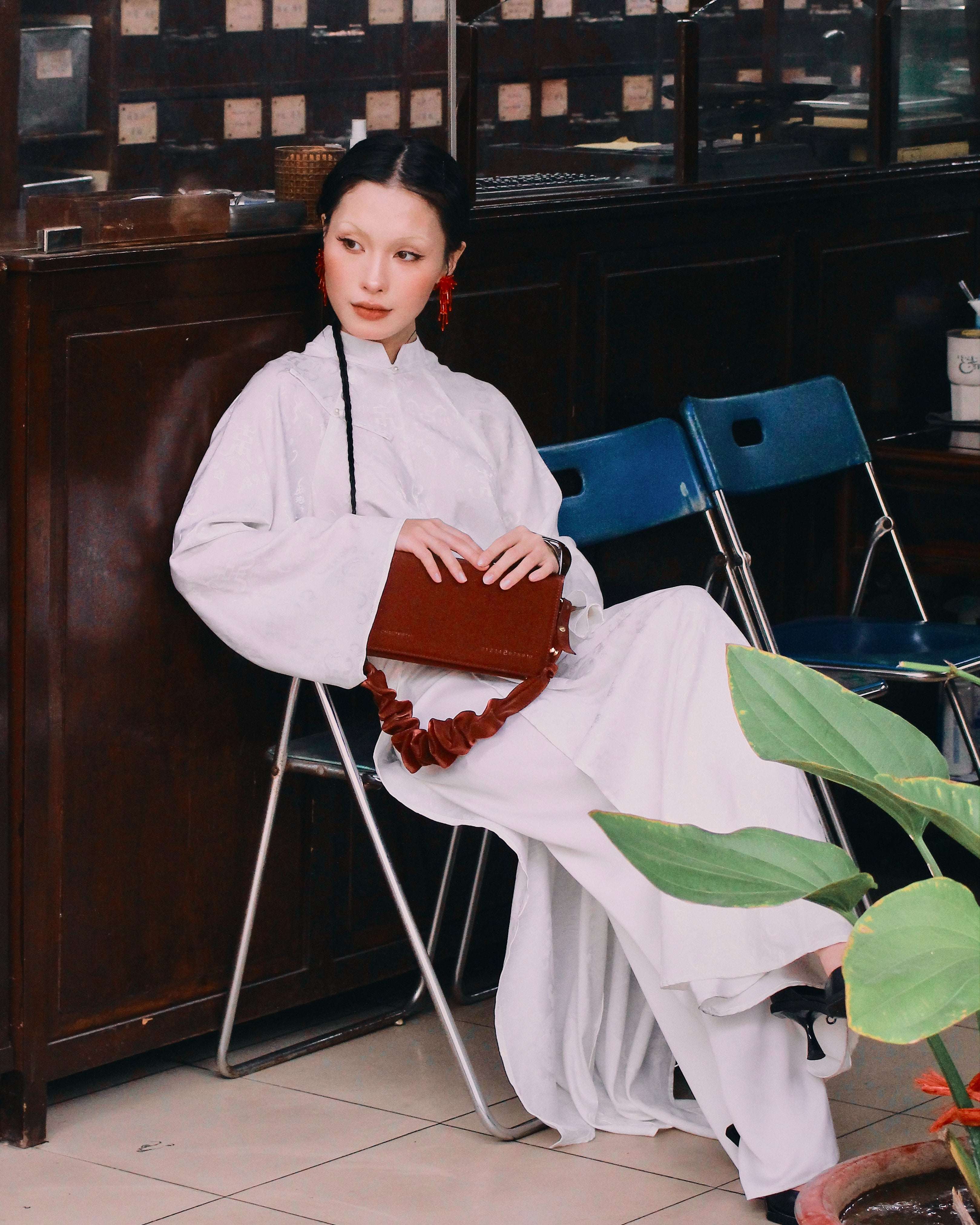 Túi xách KAMELEON màu Đỏ Nhung