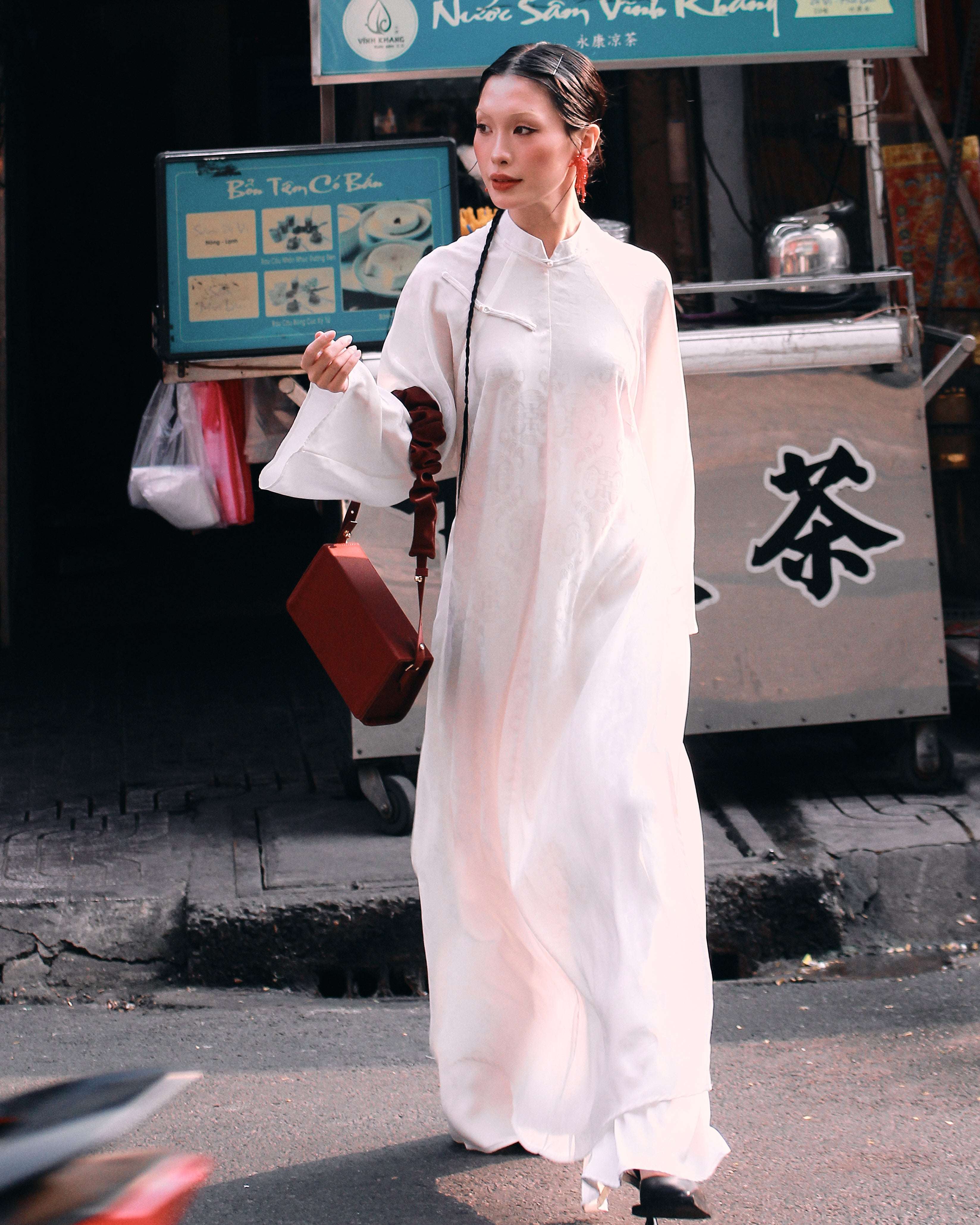 Túi xách KAMELEON màu Đỏ Nhung