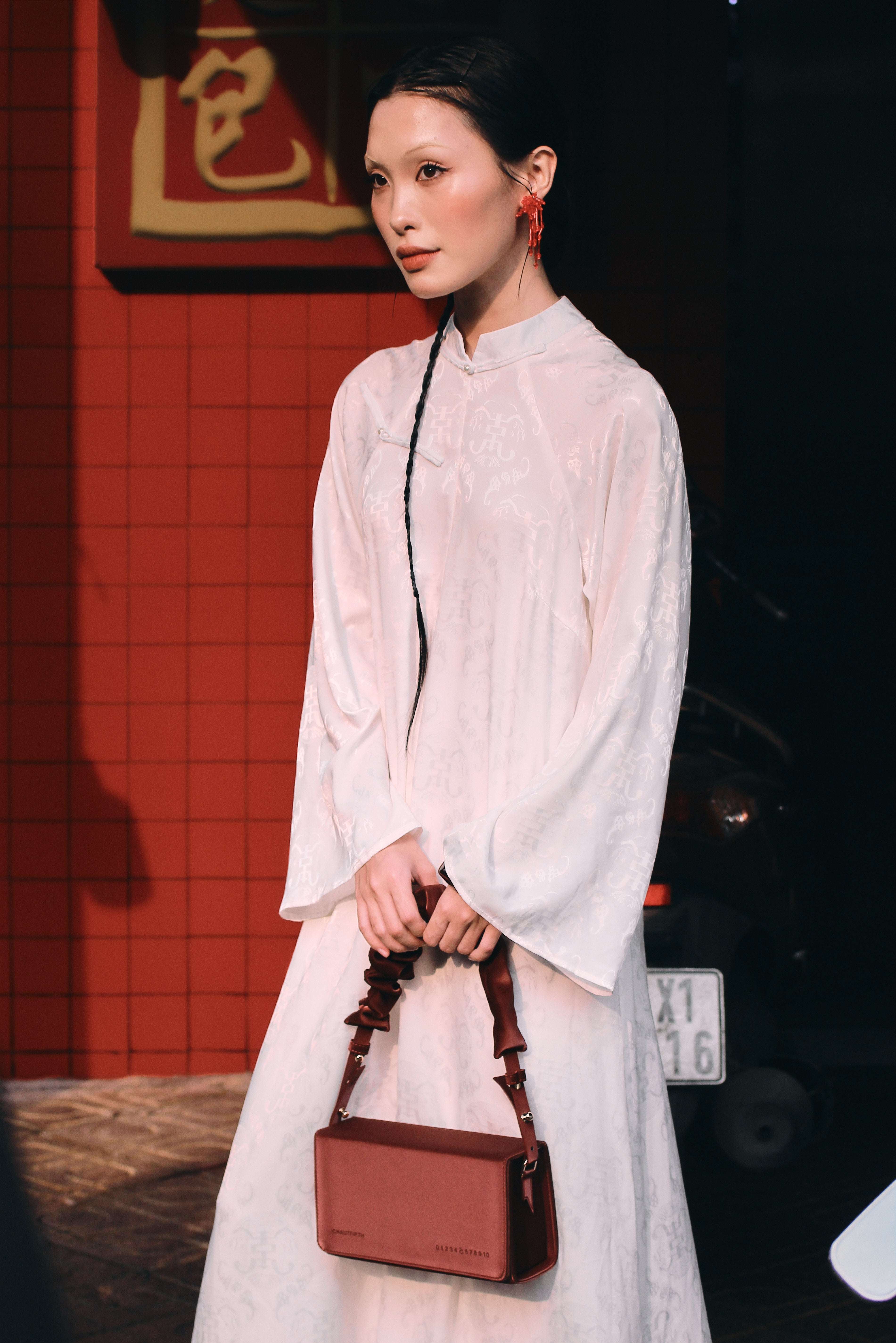 Túi xách KAMELEON màu Đỏ Nhung