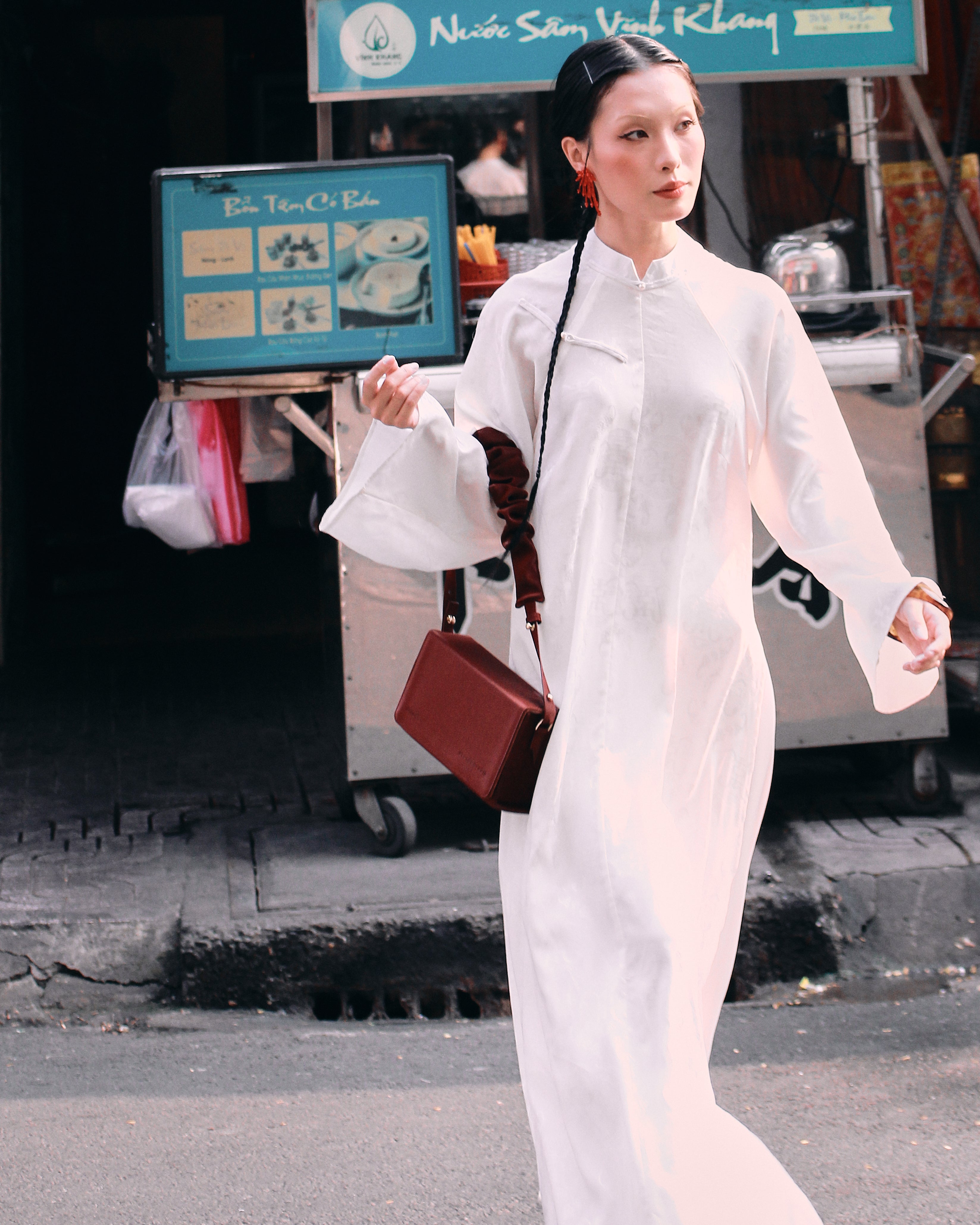 Túi xách KAMELEON màu Đỏ Nhung