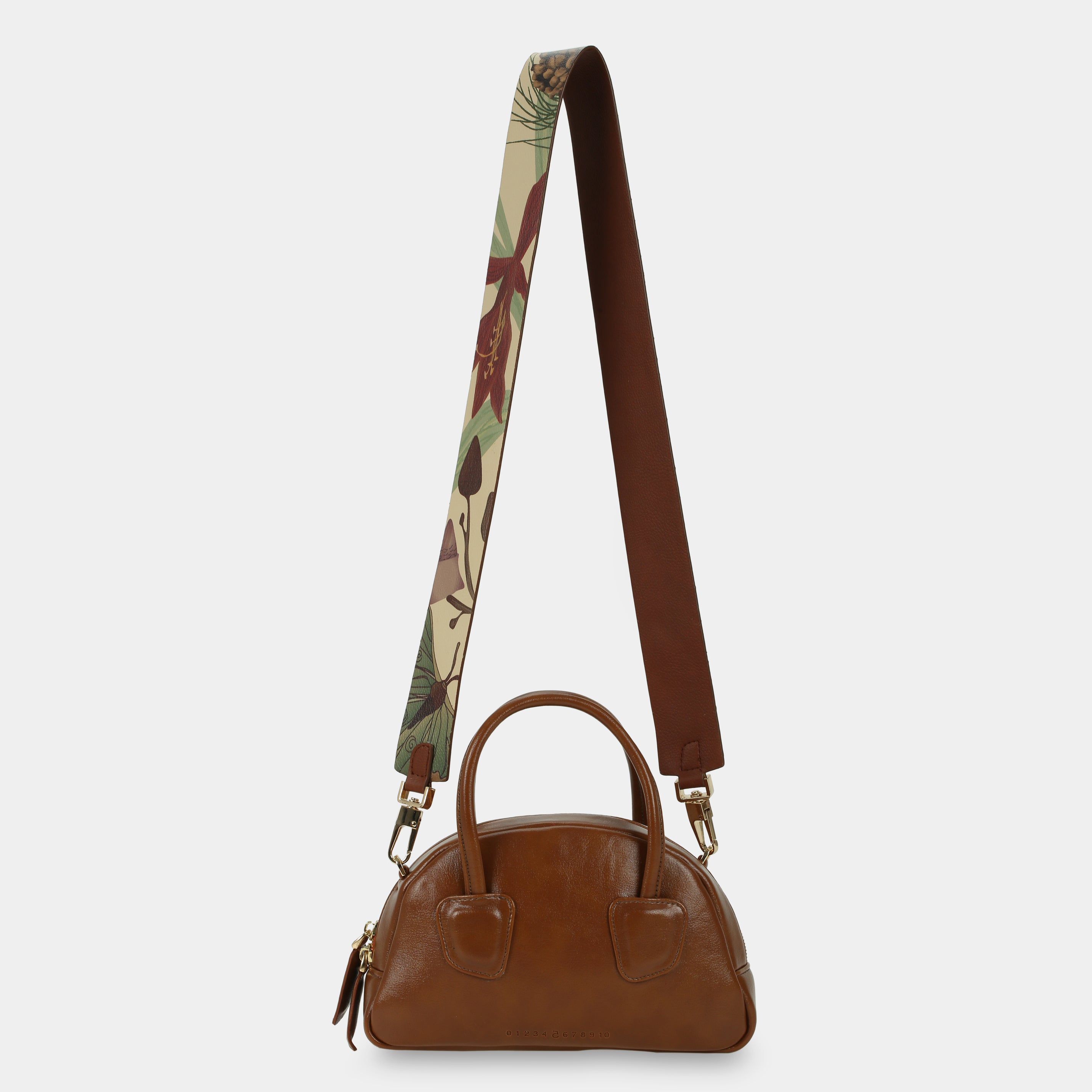 Large brown TACOS handbag (M)