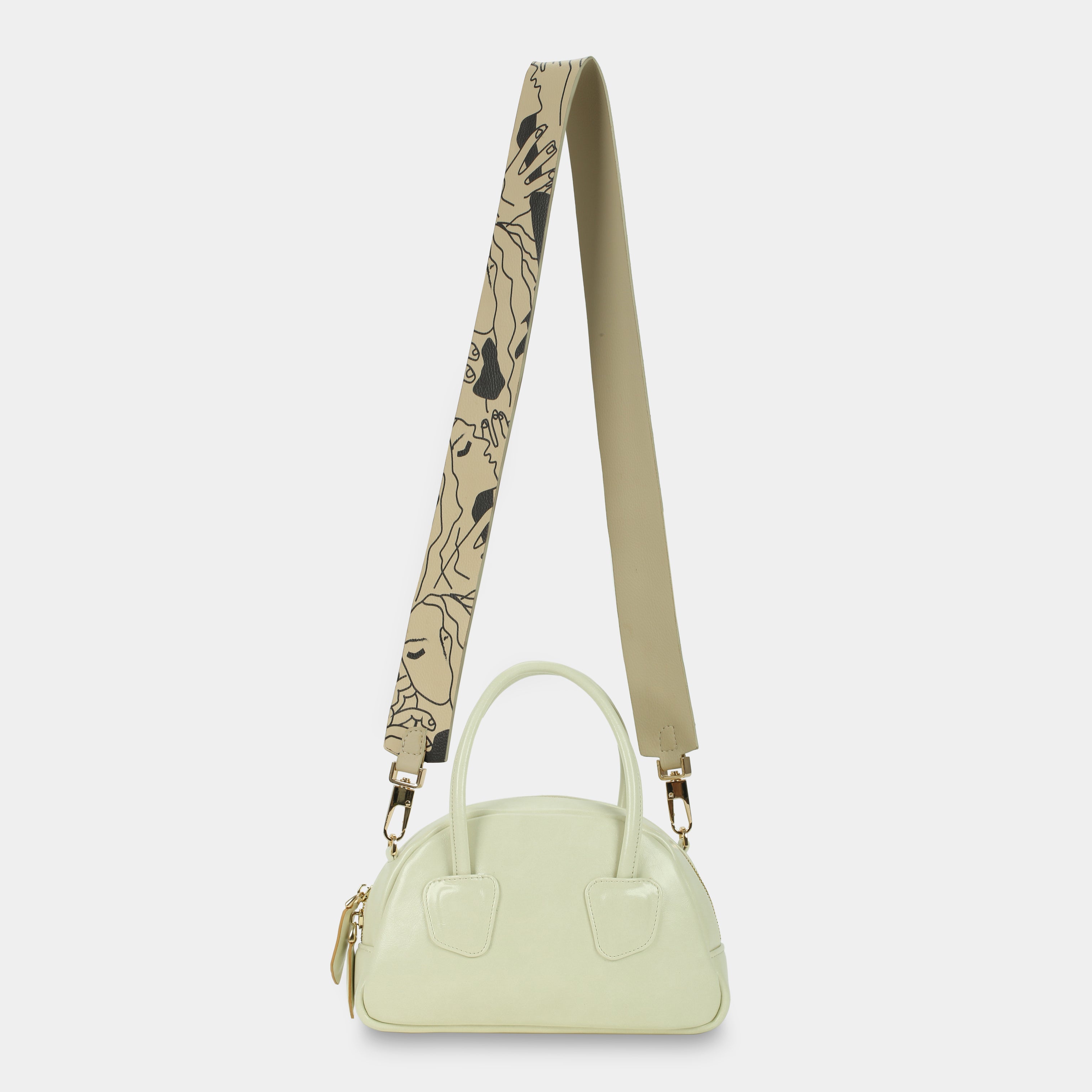 TACOS Handbag in Brown color large size (M)