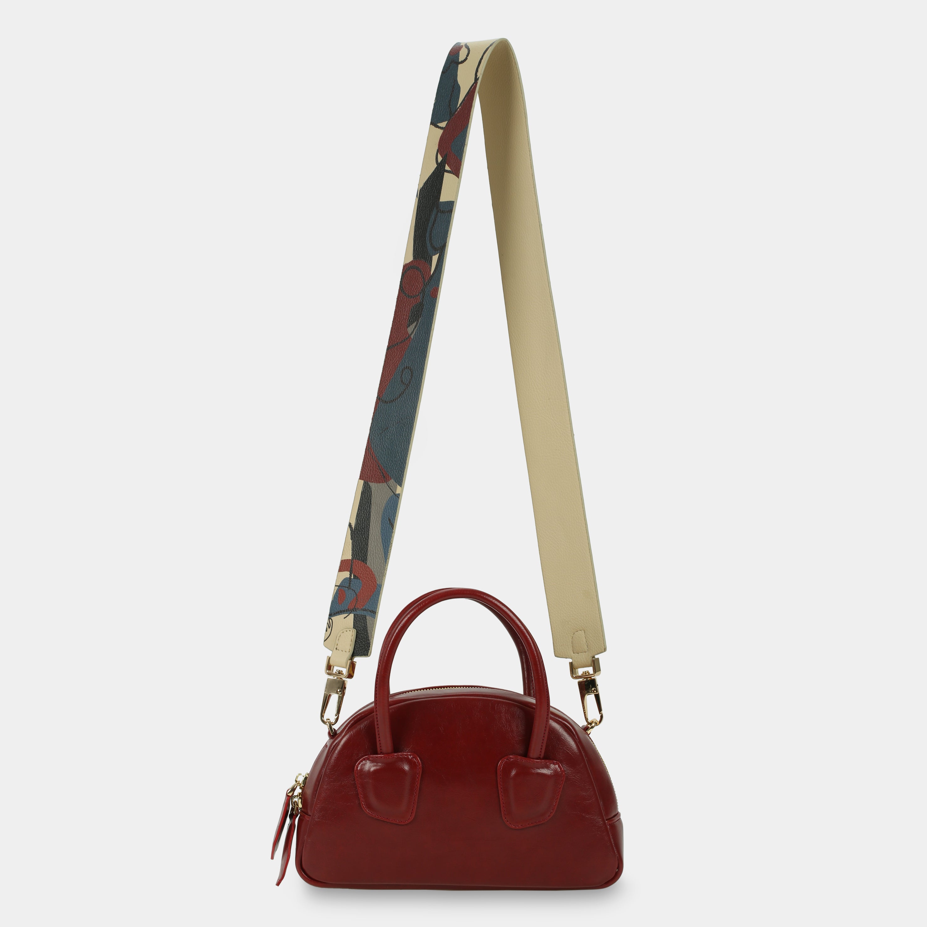 TACOS red handbag large size (M)