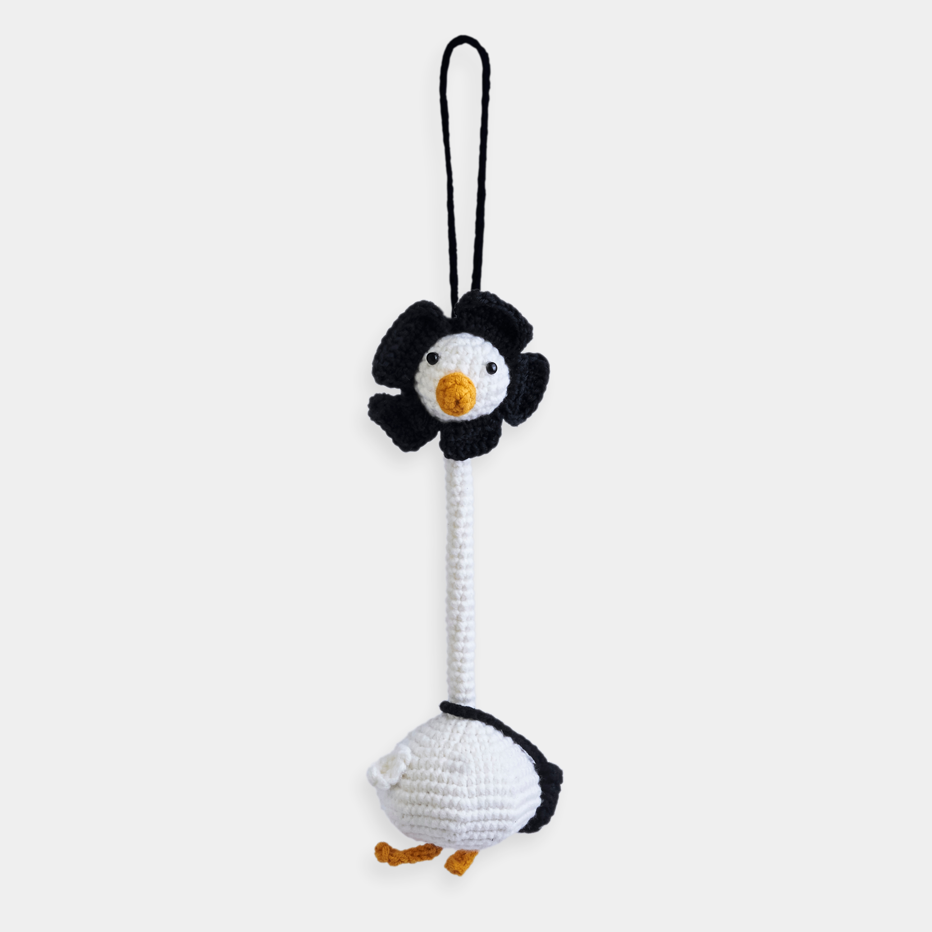 Accessories Long-neck Duck with Black FLower