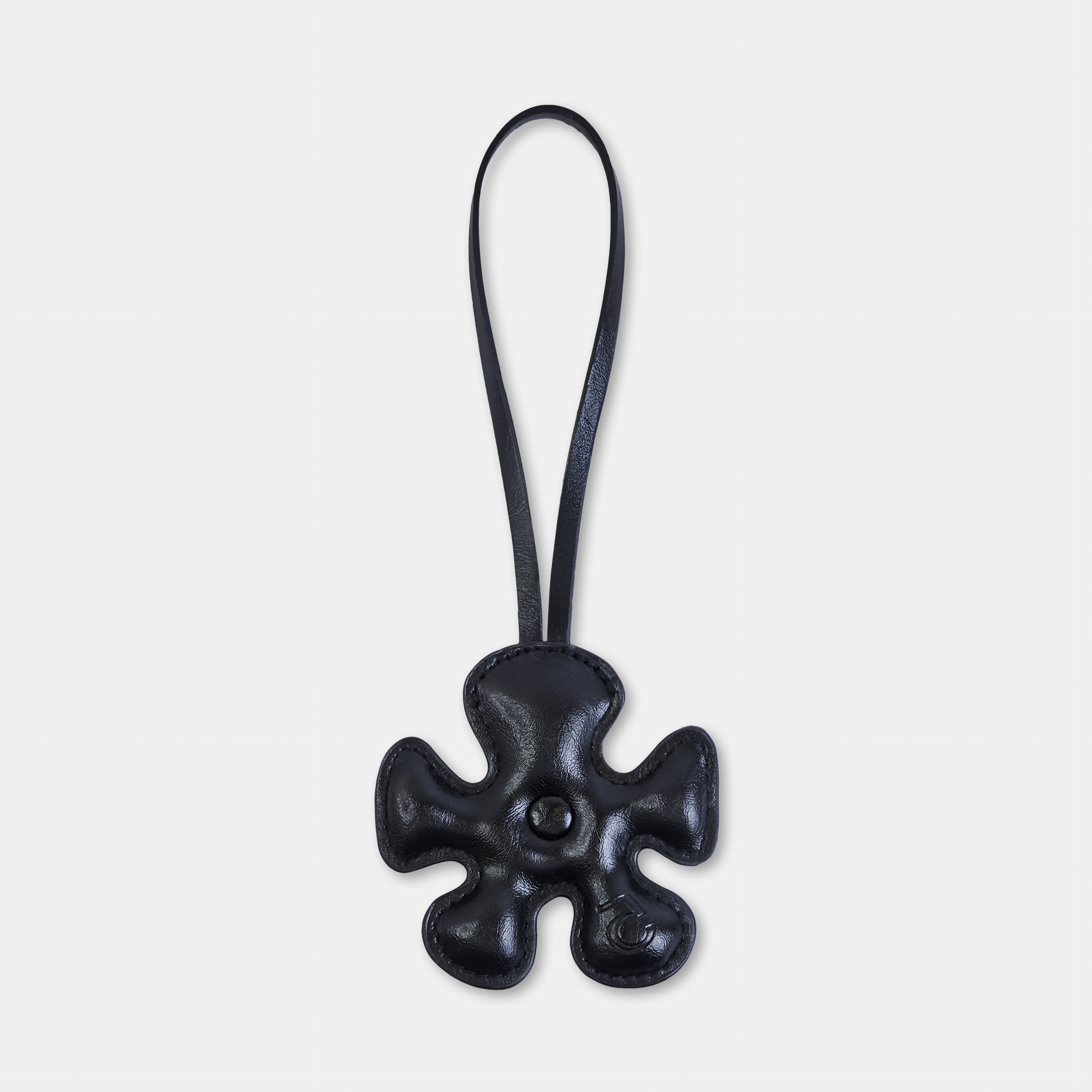 Accessories Fan Flower Charm Black Color in Mini Size