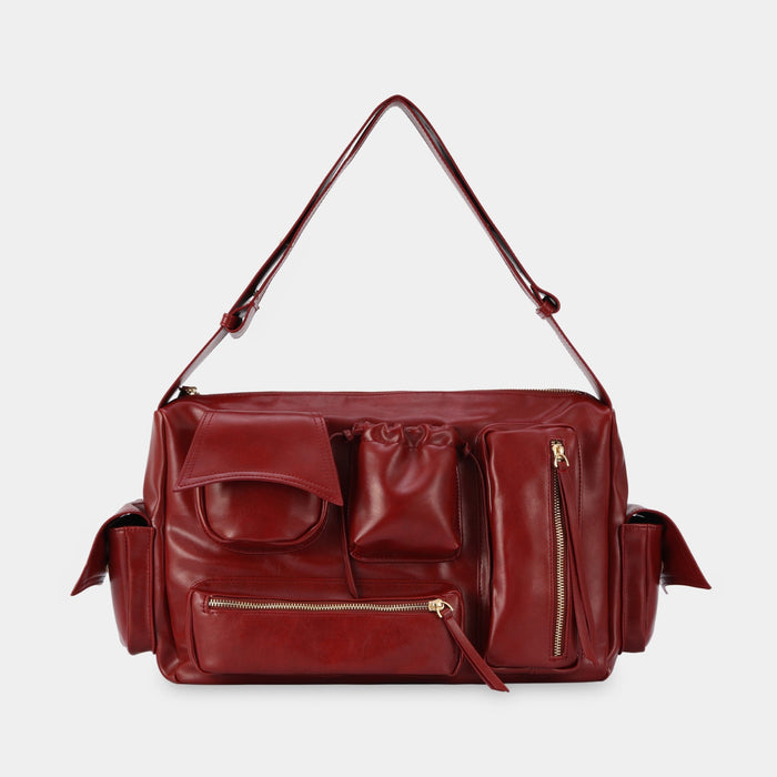 Túi xách C6-POCKET Laptop (L) — Dark Red