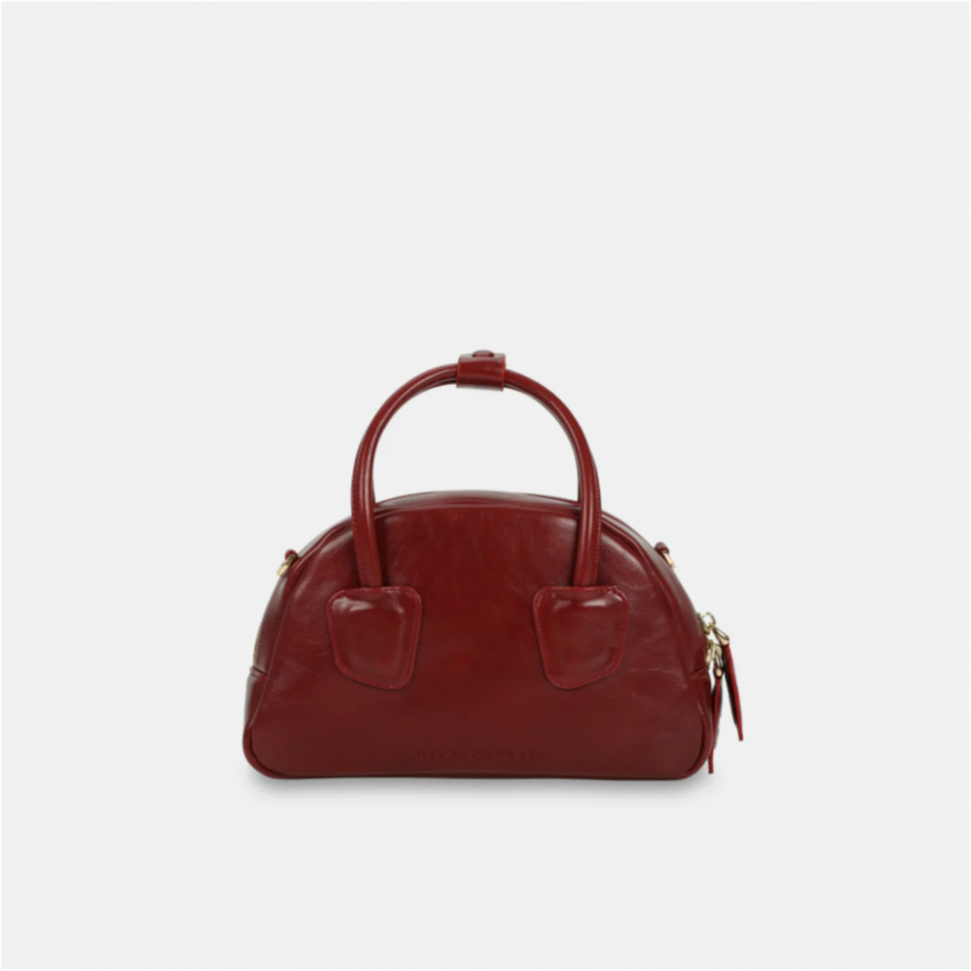 TACOS Handbag in Dark Red color large size (M)