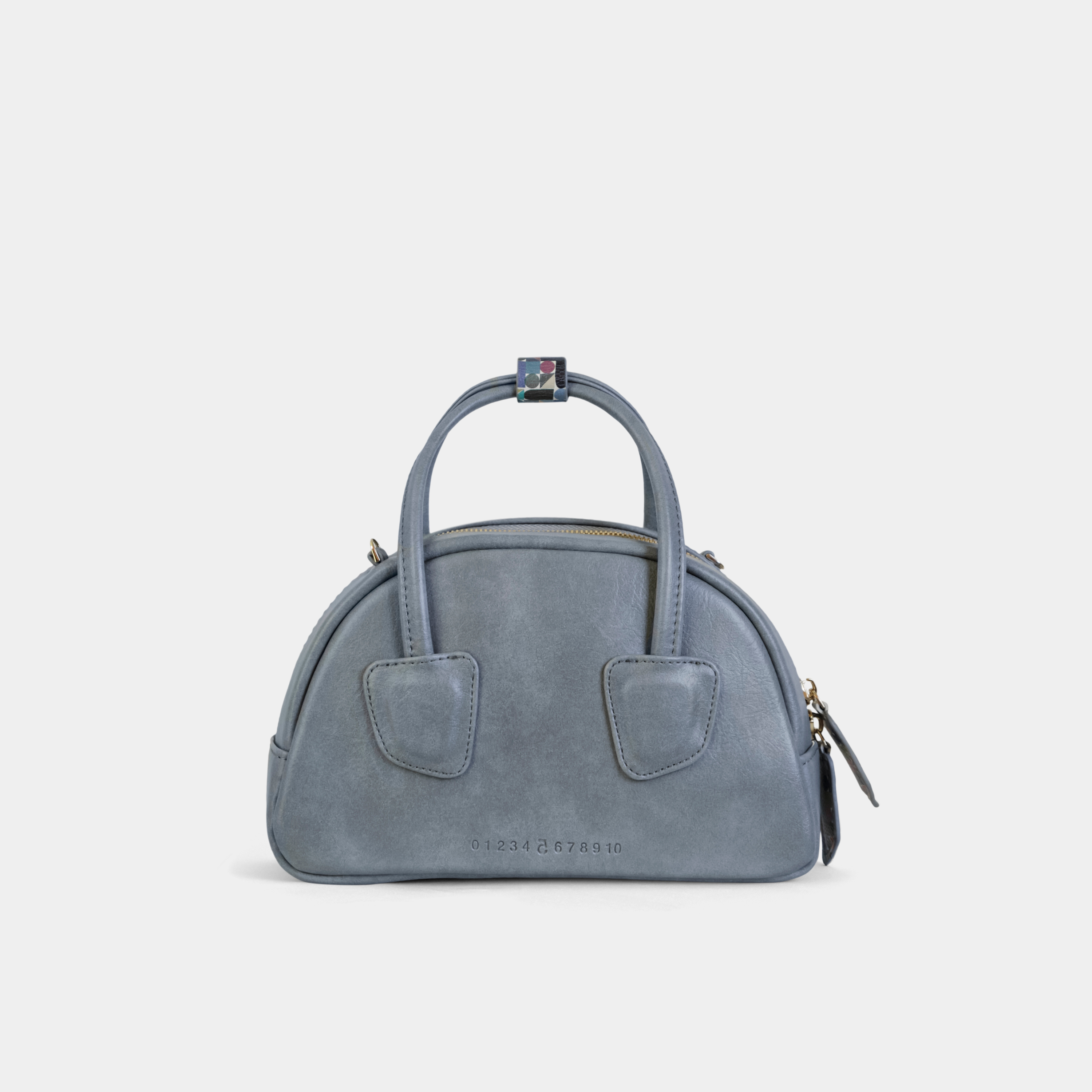 TACOS Handbag in Blue Cement color size (M)