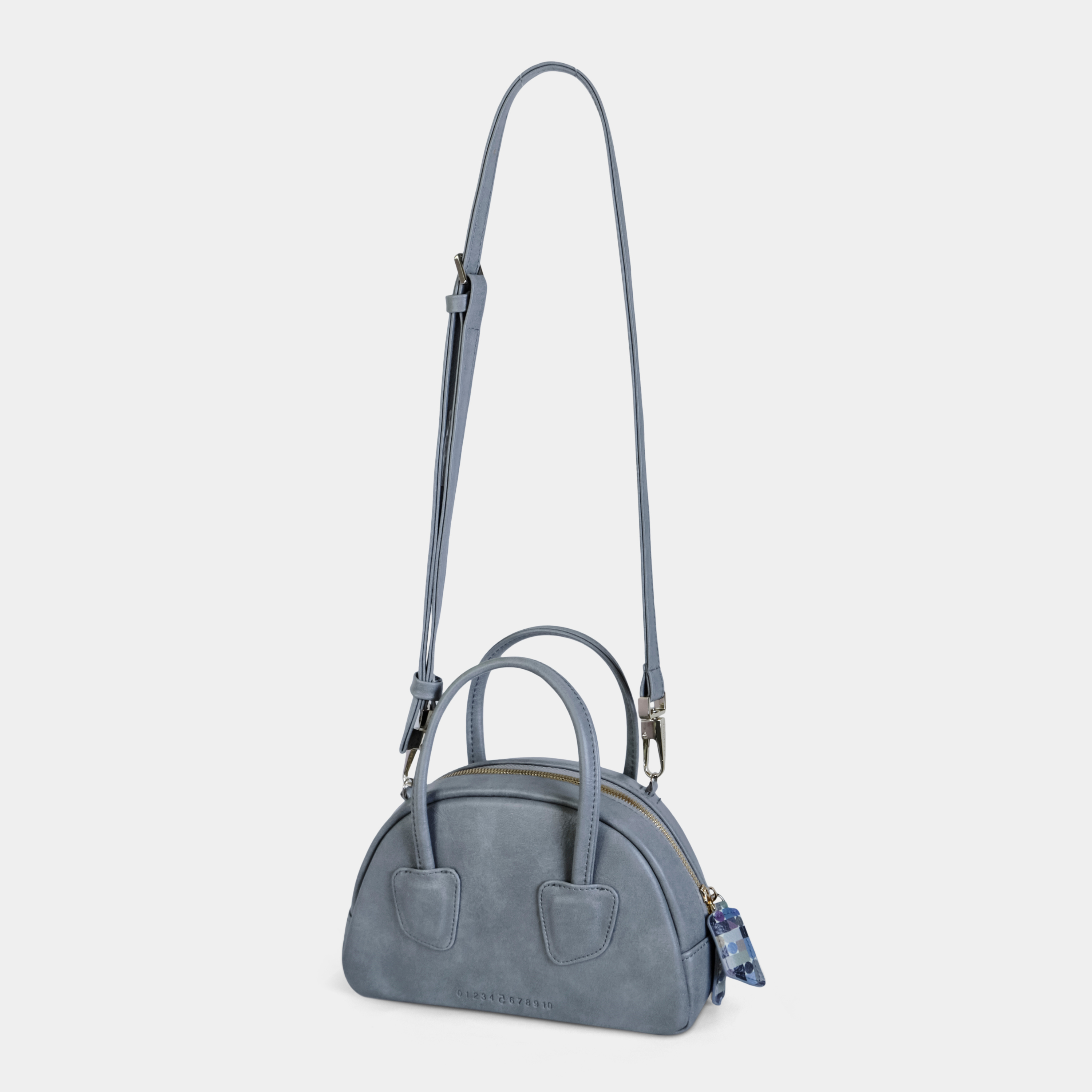 TACOS Handbag in Blue Cement color size (M)