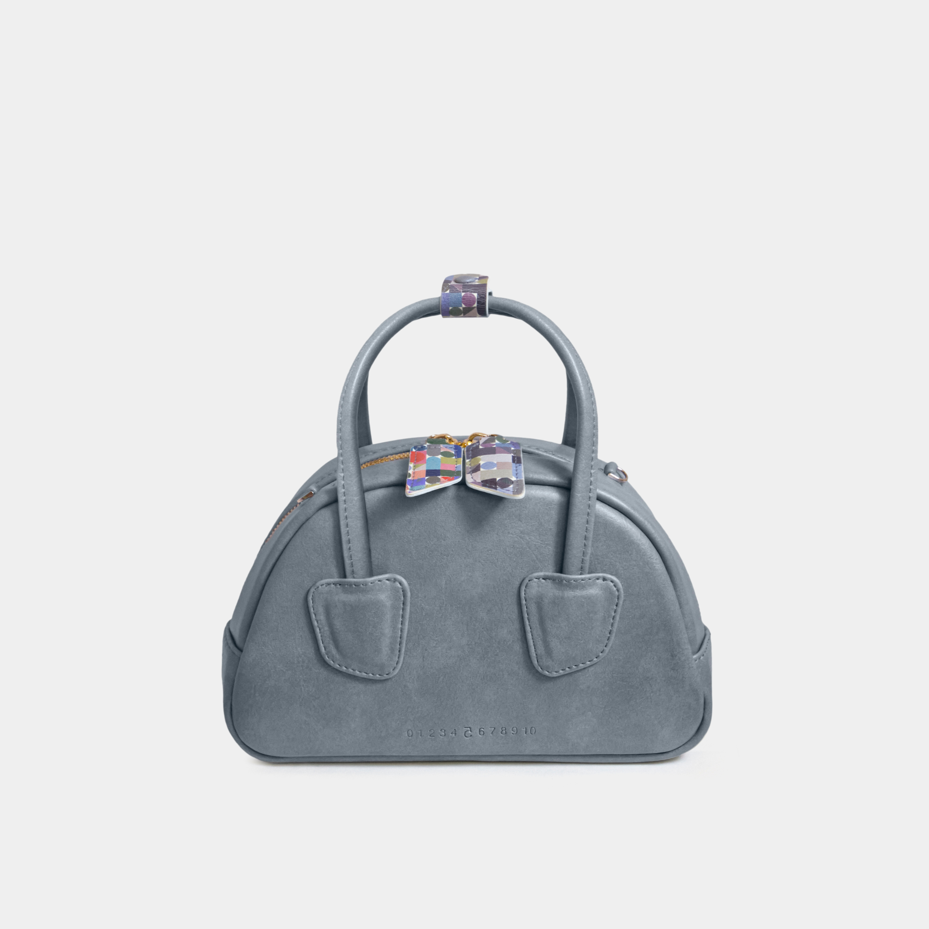 TACOS Handbag in Blue Cement color size (M)