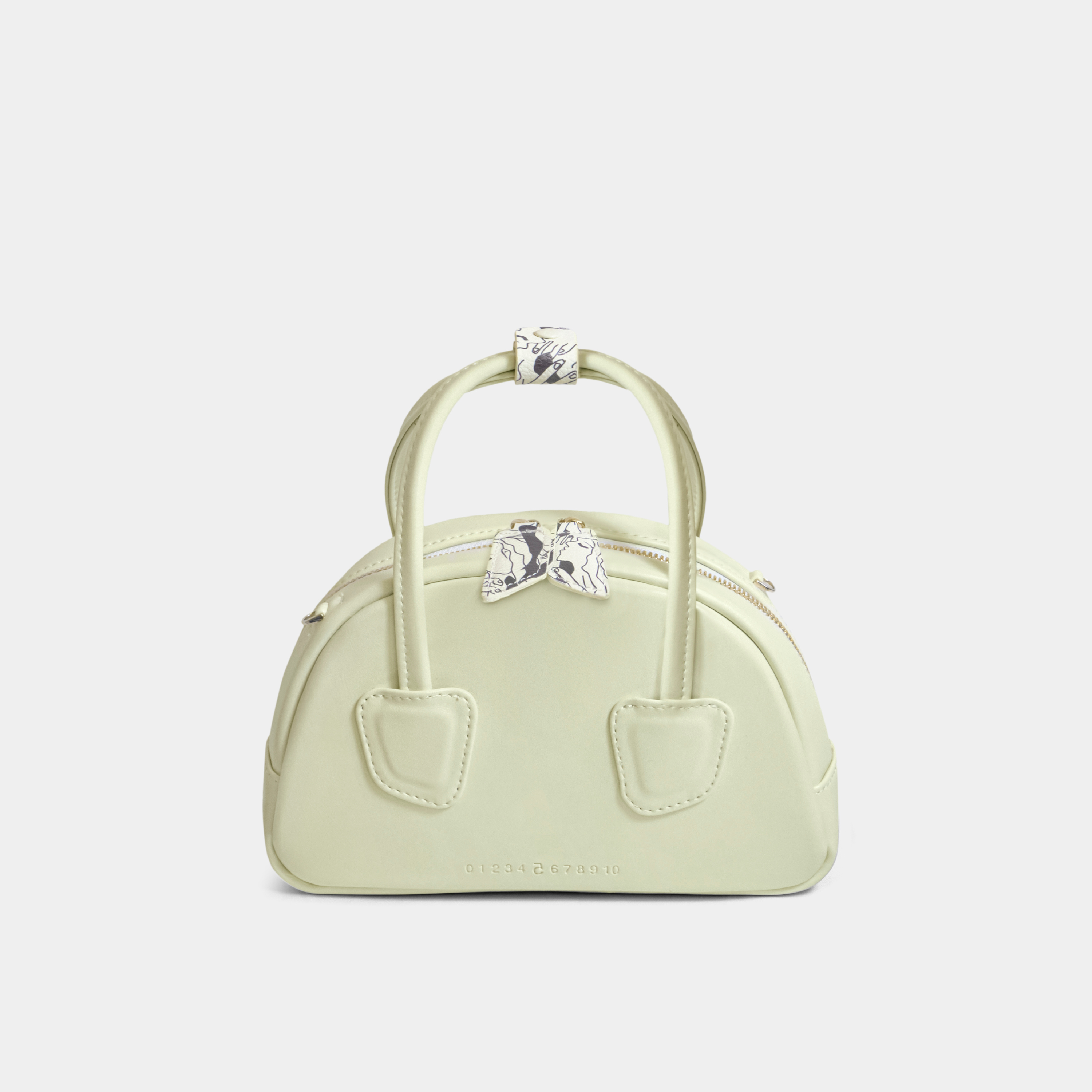 TACOS Handbag in White color large size (M)