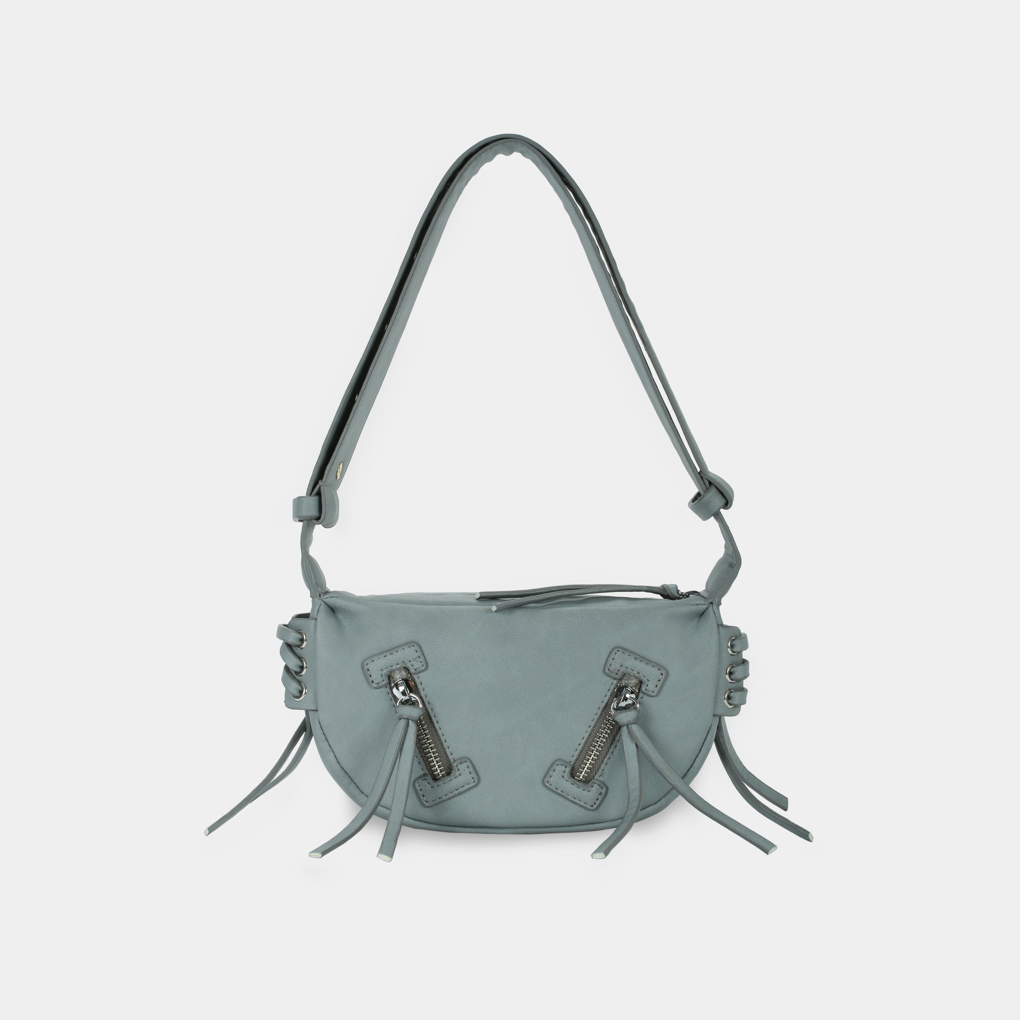 LACE bag small size (S) blue cement