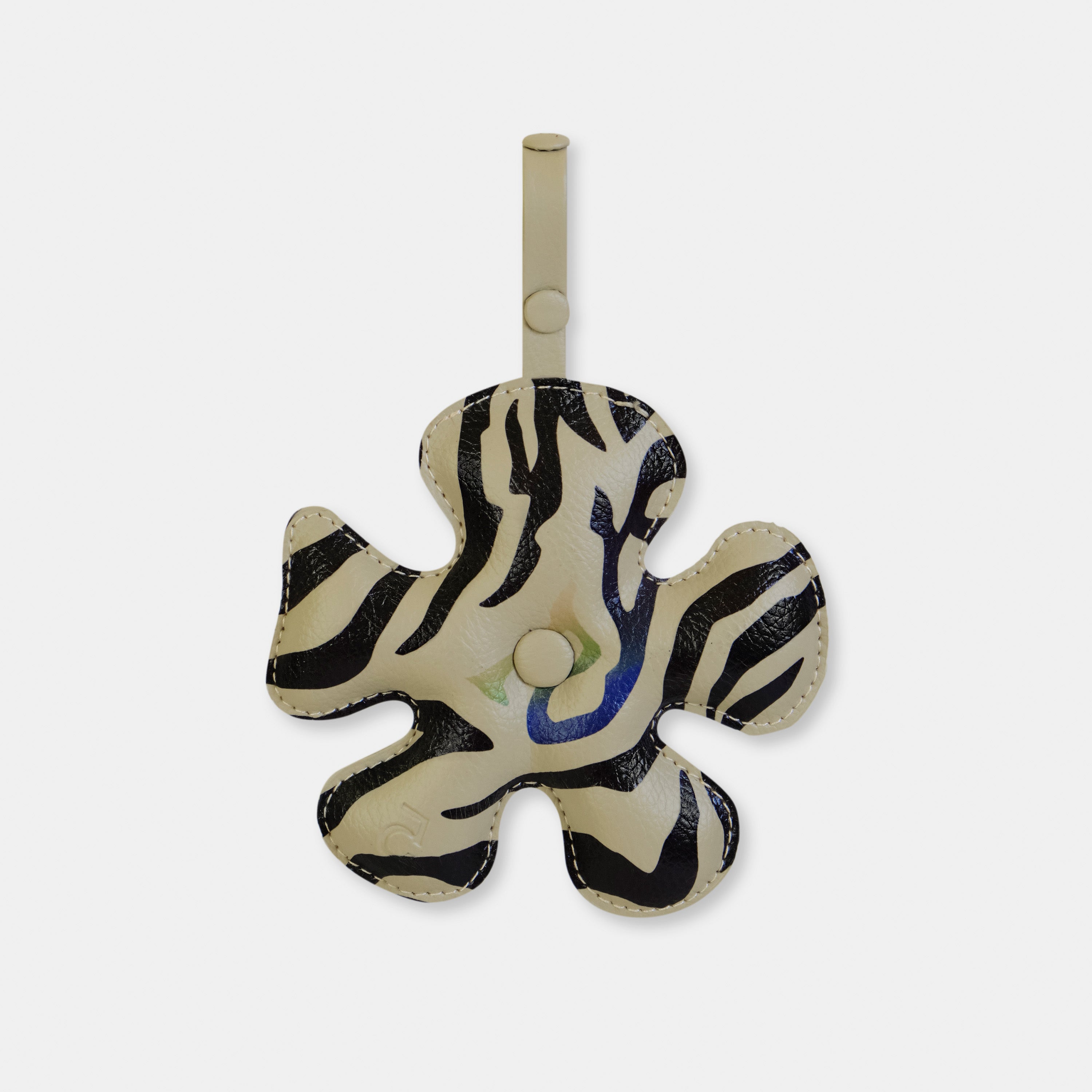 Accessories Fan Flower Charm Fifth Zebra in Small (S) Size