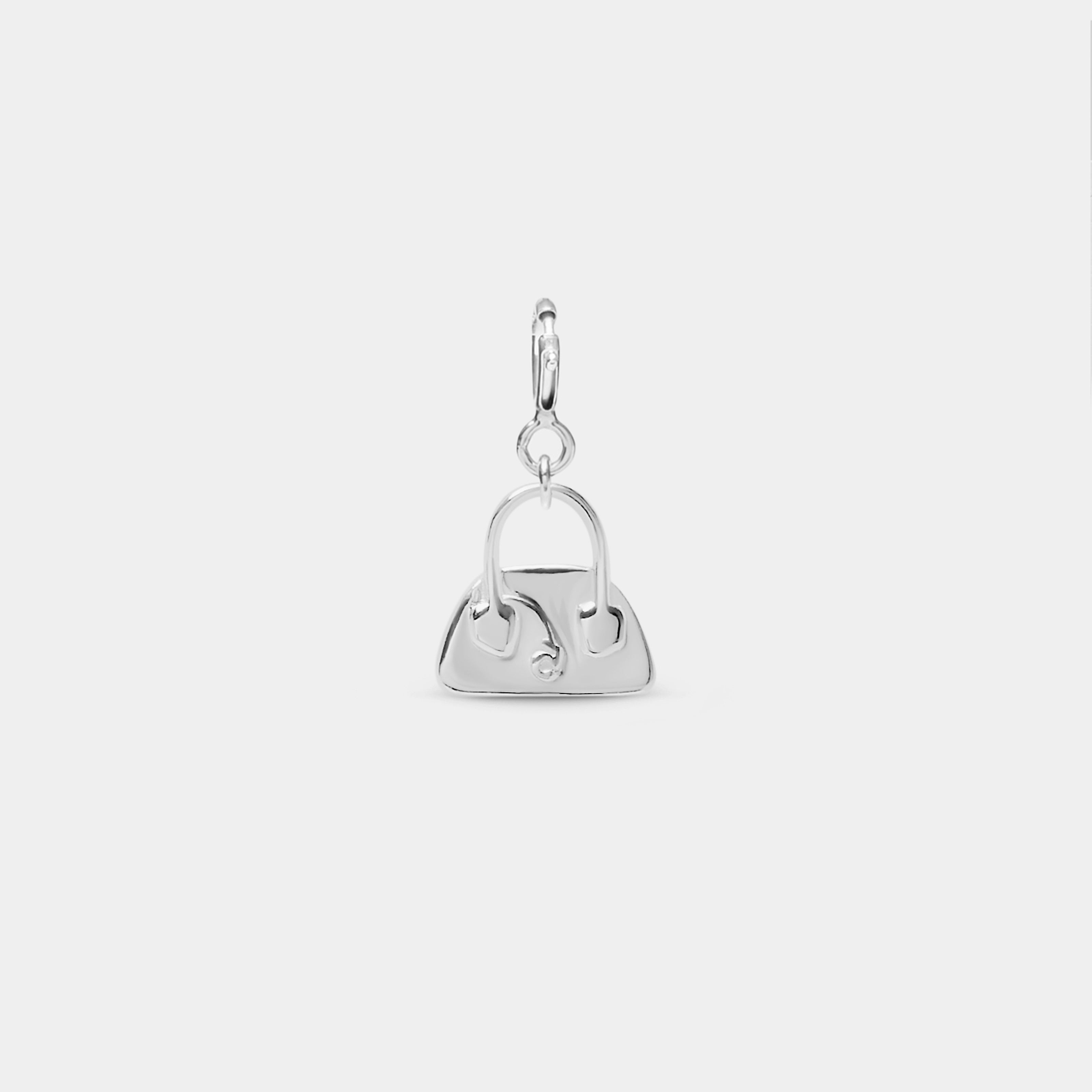 CHARM TACOS BAG Silver