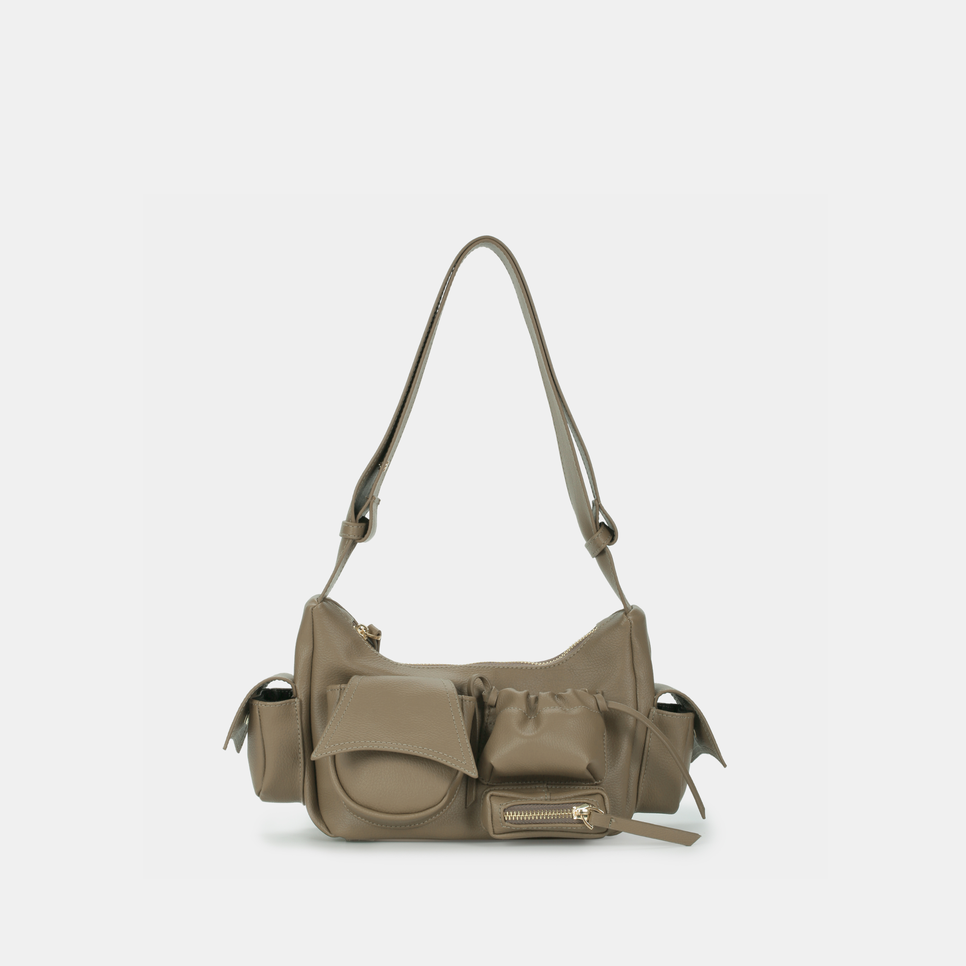 Handbag C5-Pocket size S in Dark Beige