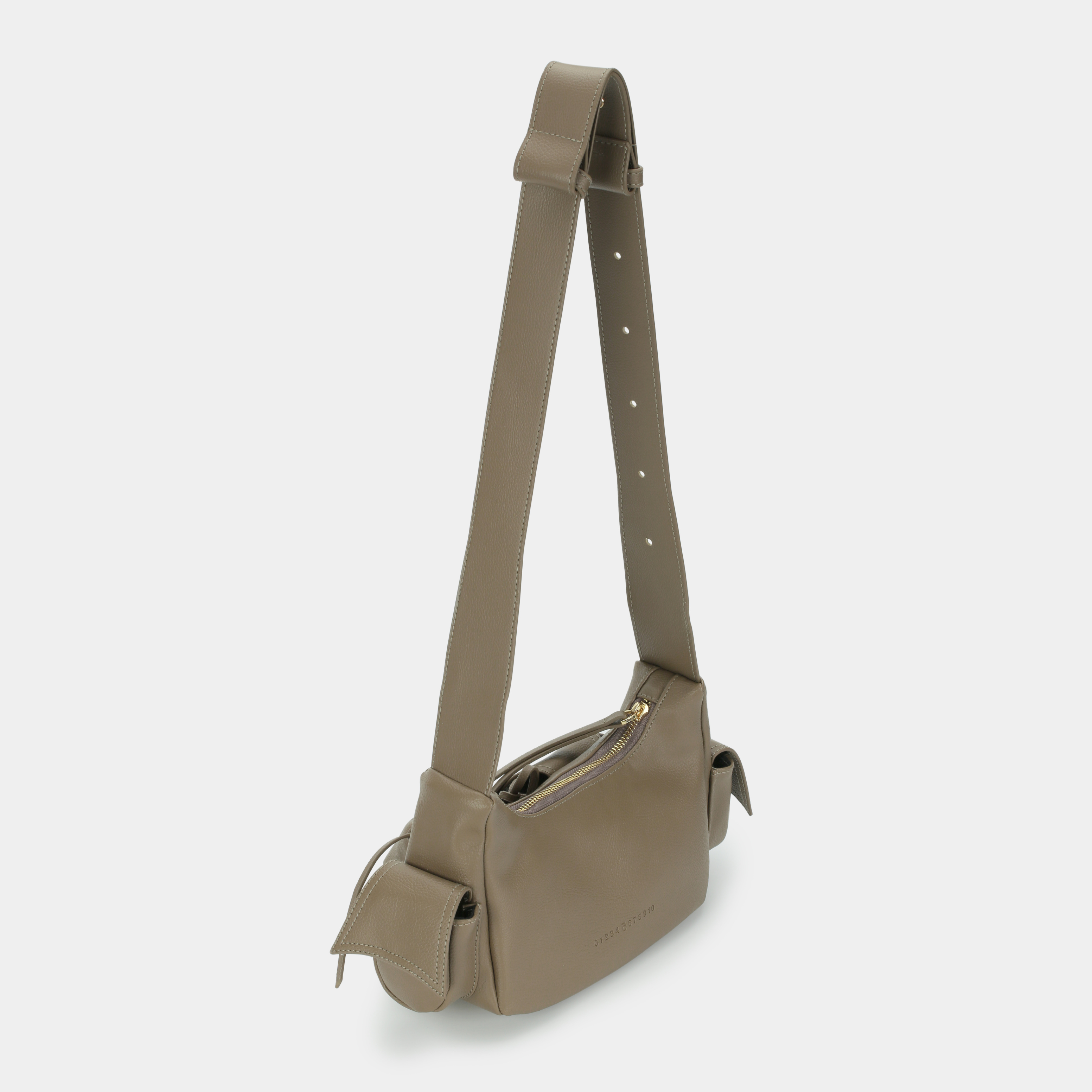 Túi xách C5-Pocket size nhỏ (S) màu beige tối