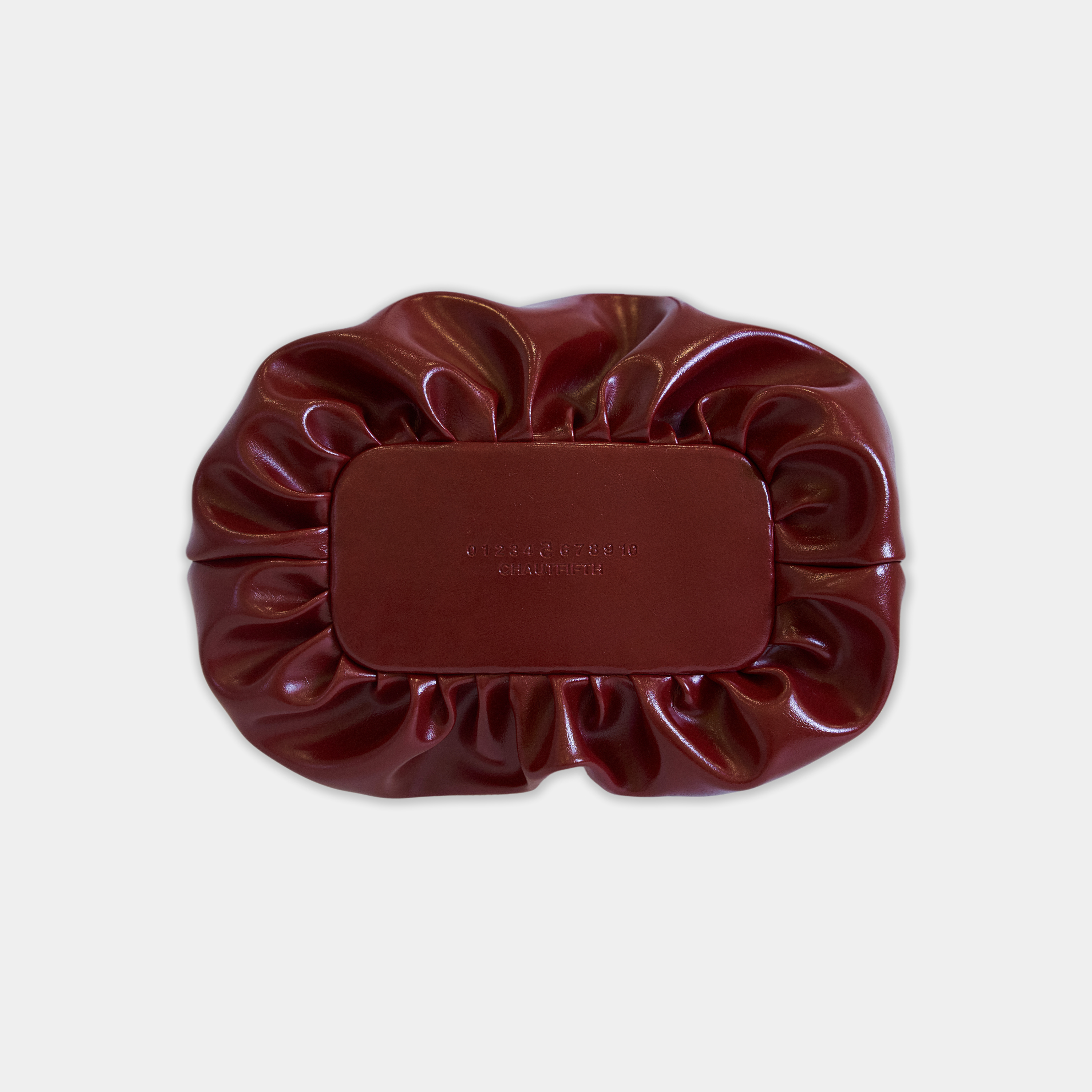 Bag Flower Medium 2 Size (M) in Dark Red