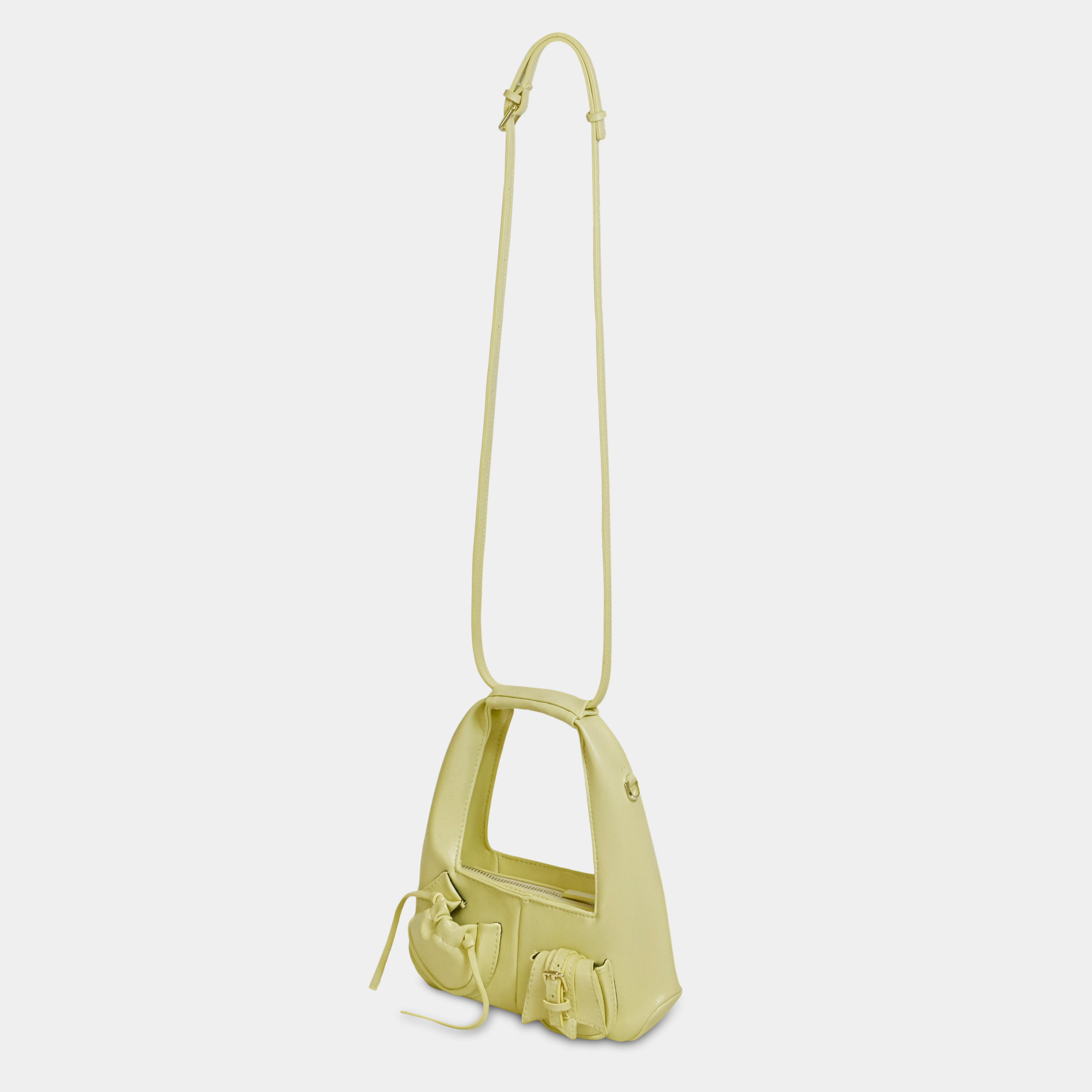 Bag C2-Pocket Hobo Mini size in Butter Yellow