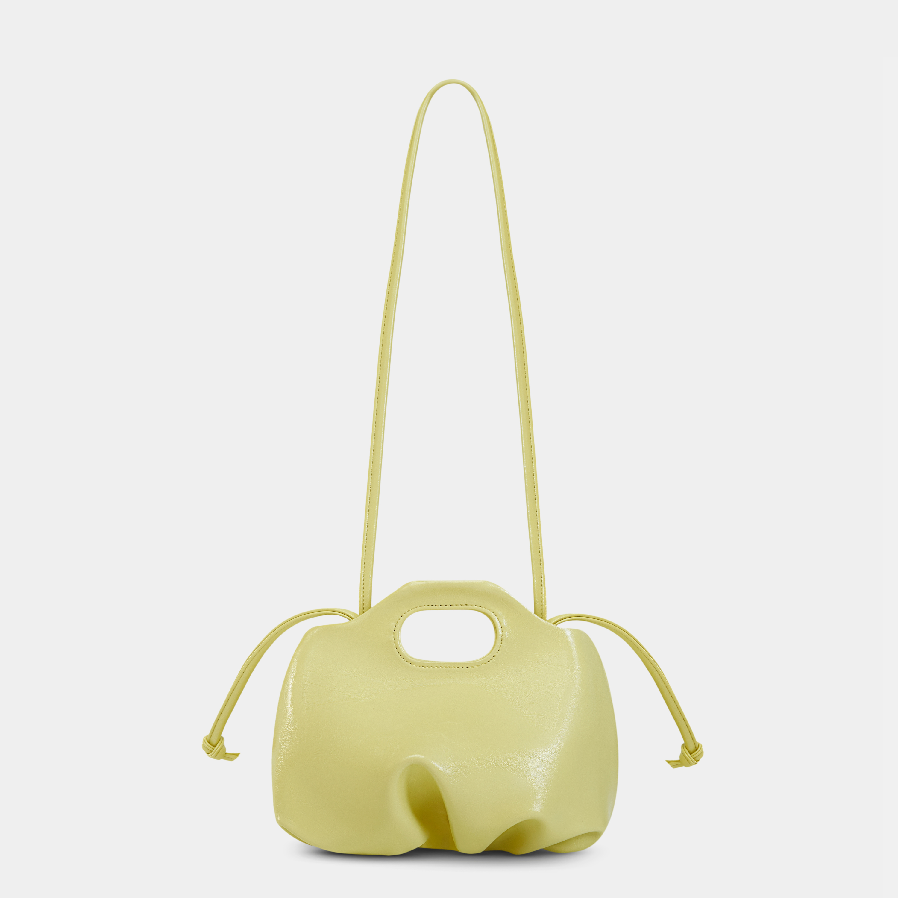Bag Mini Flower Cream White with texture