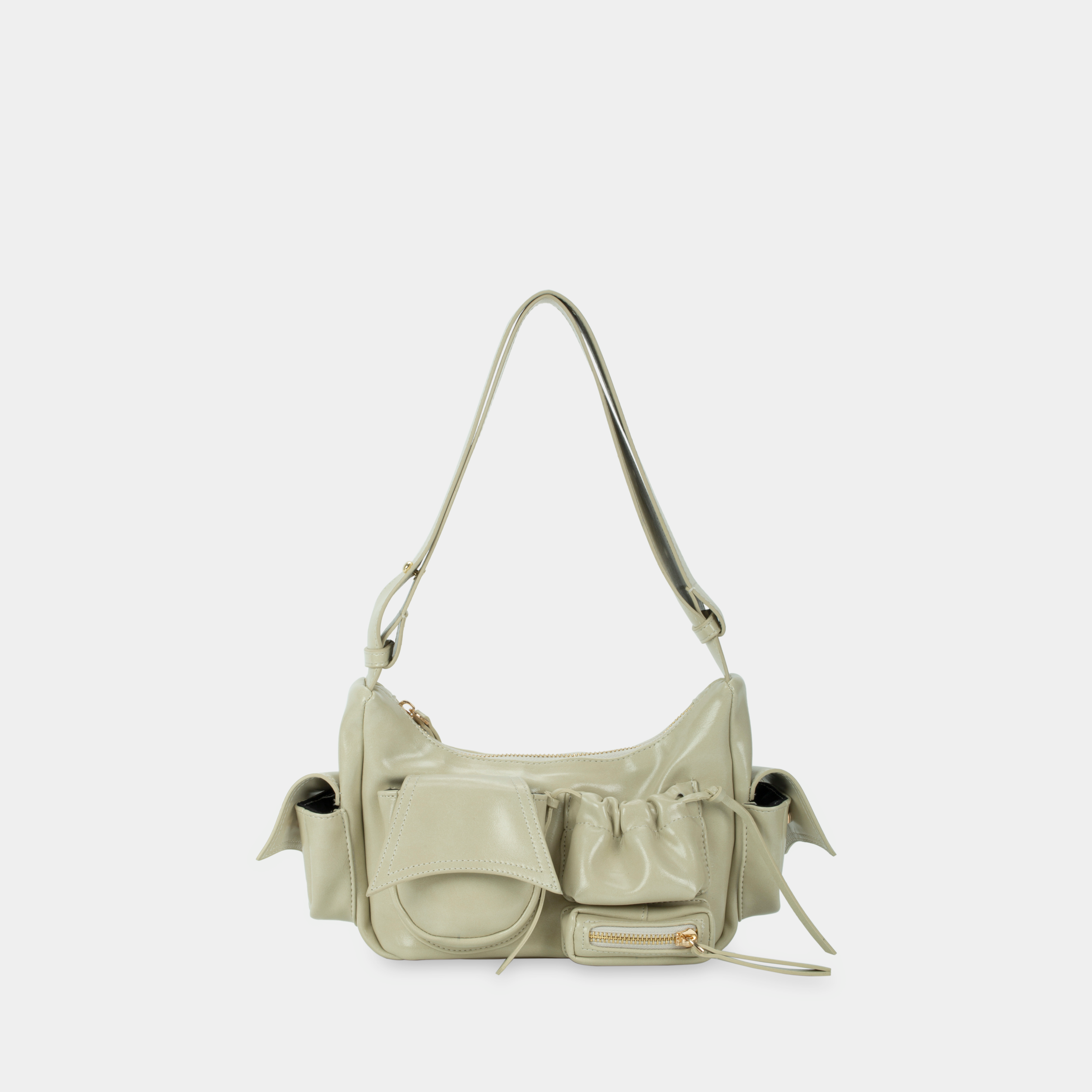 Handbag C5-Pocket size S in white