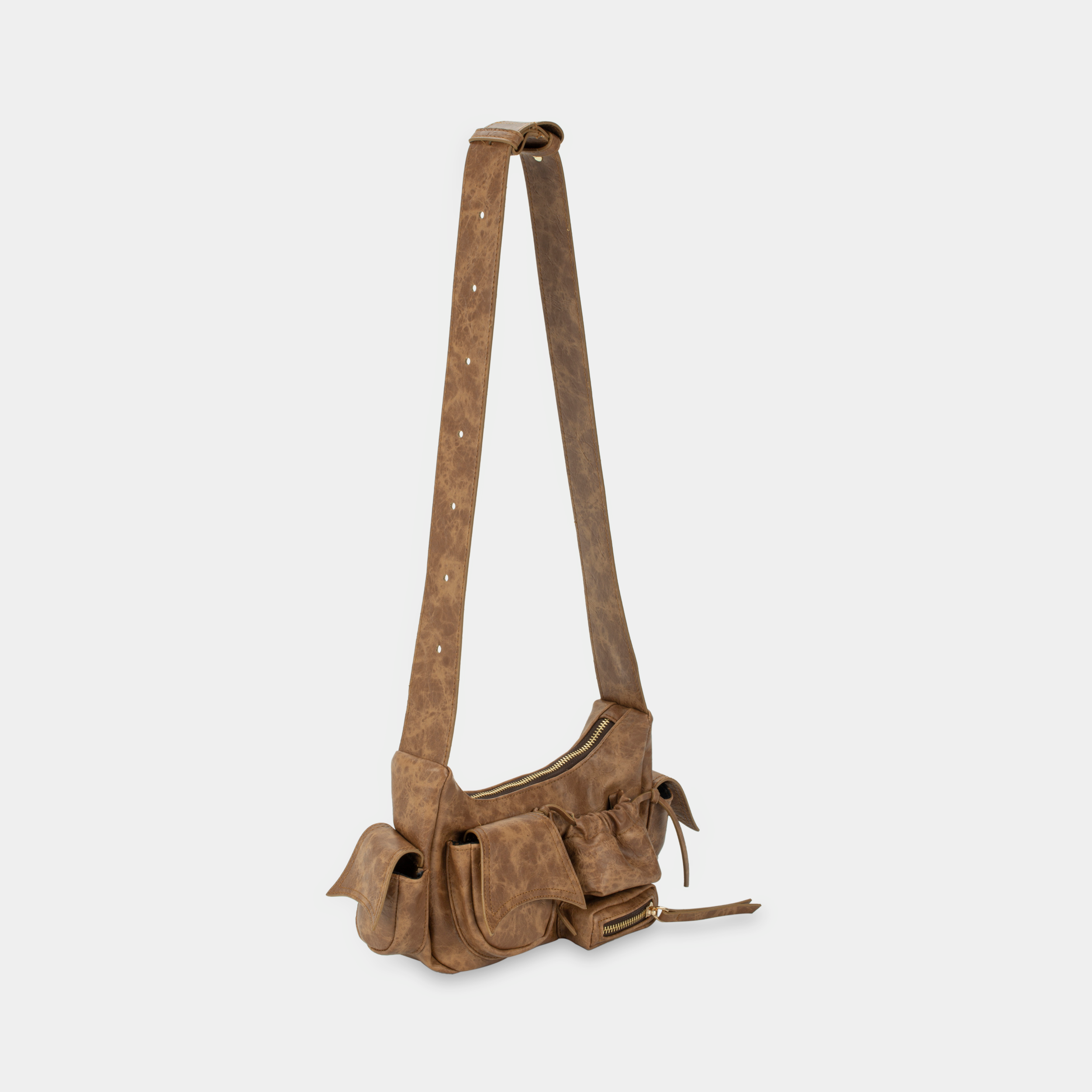 Handbag C5-Pocket size S in Brown