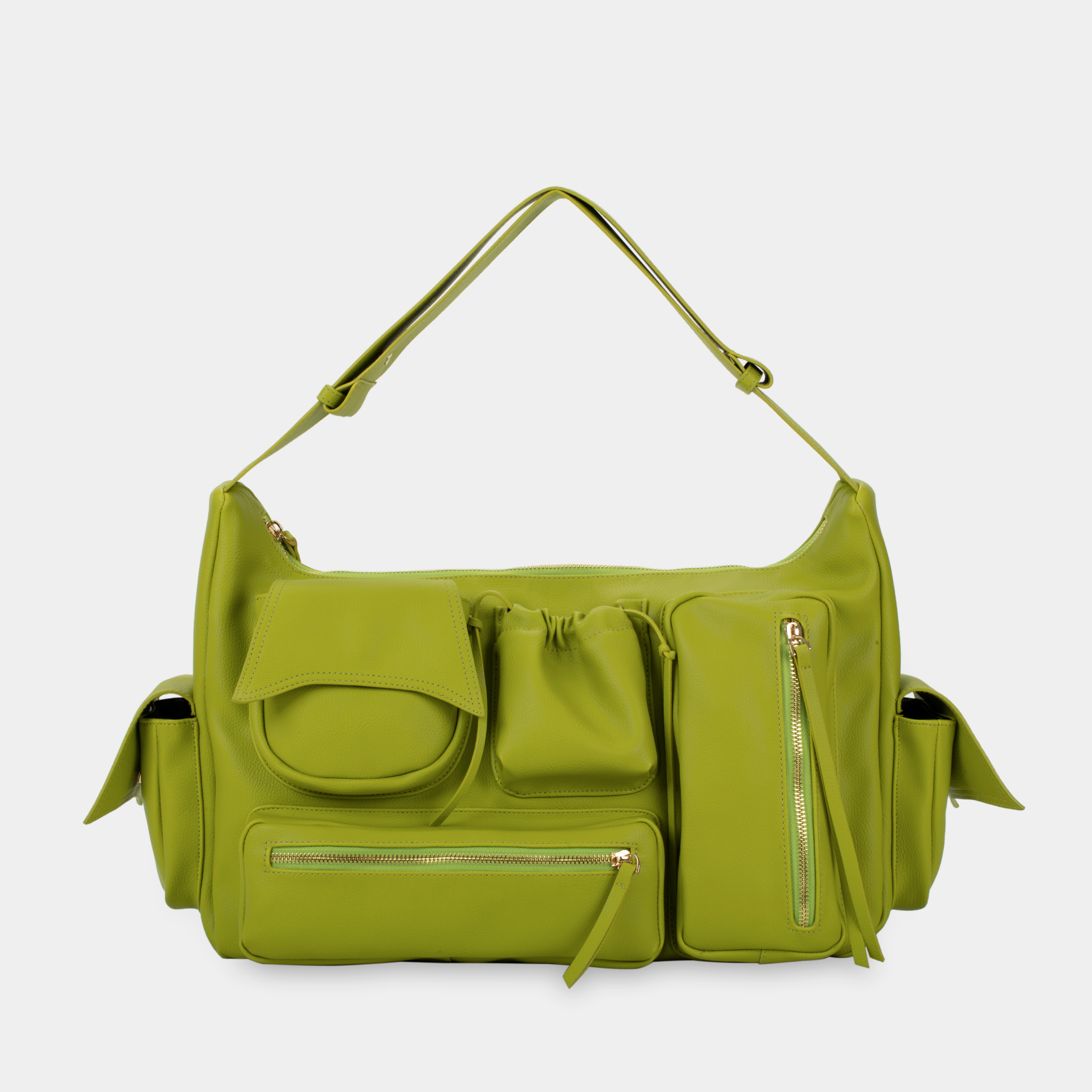 Handbag C6-Pocket size Laptop (L) in Avocado Green