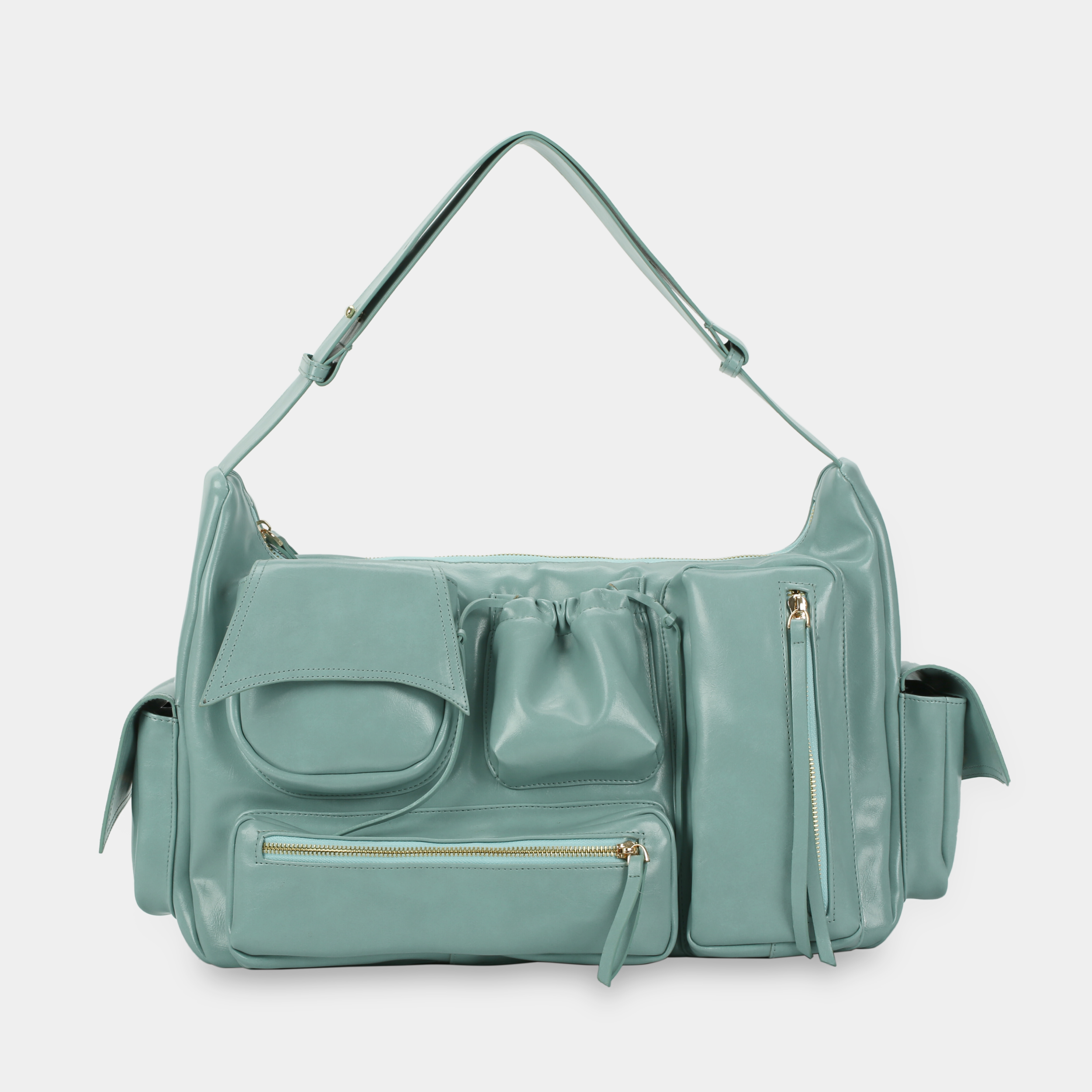 Handbag C6-Pocket size Laptop (L) in Pastel Jade